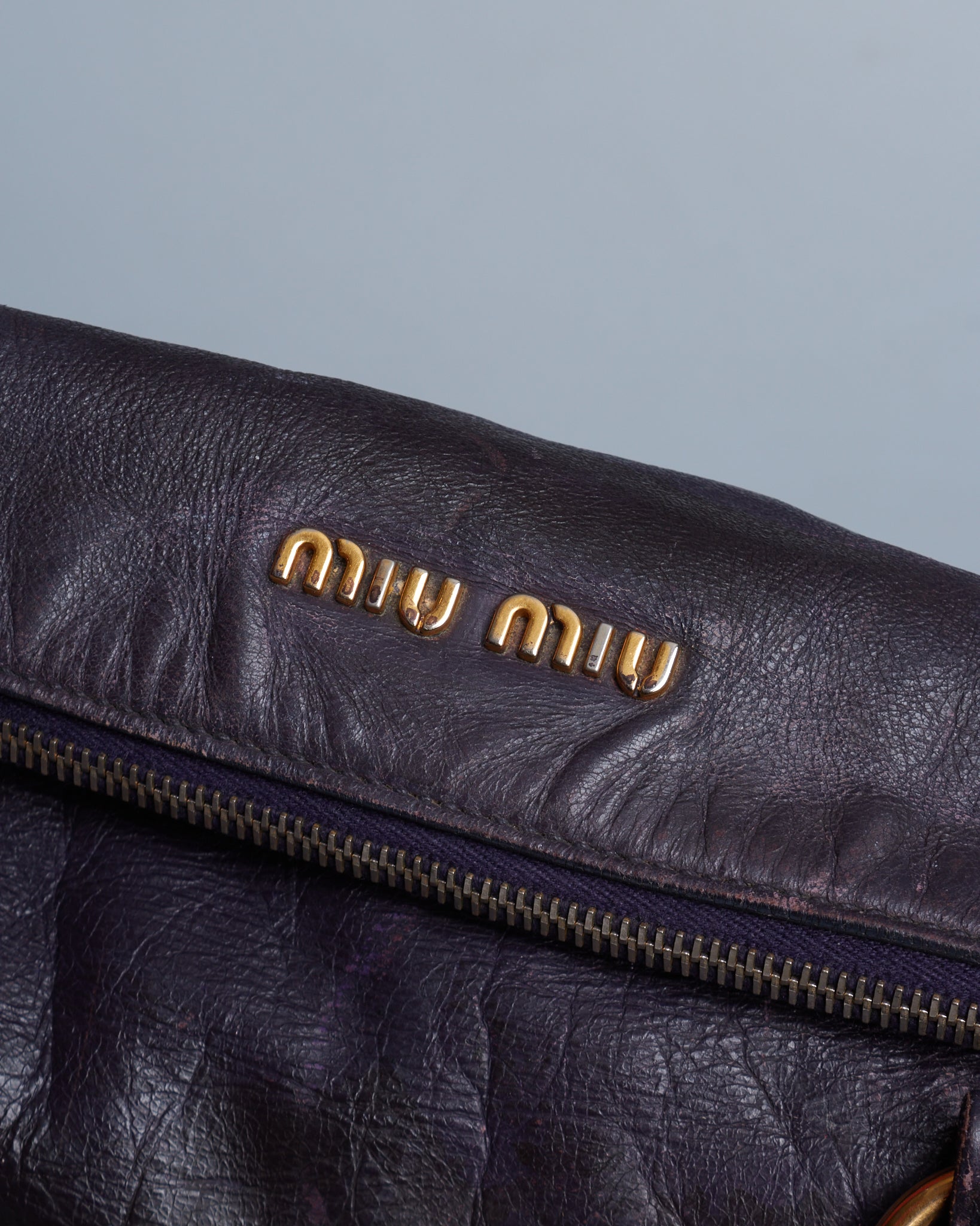 Miu Miu Vitello Lux Bow