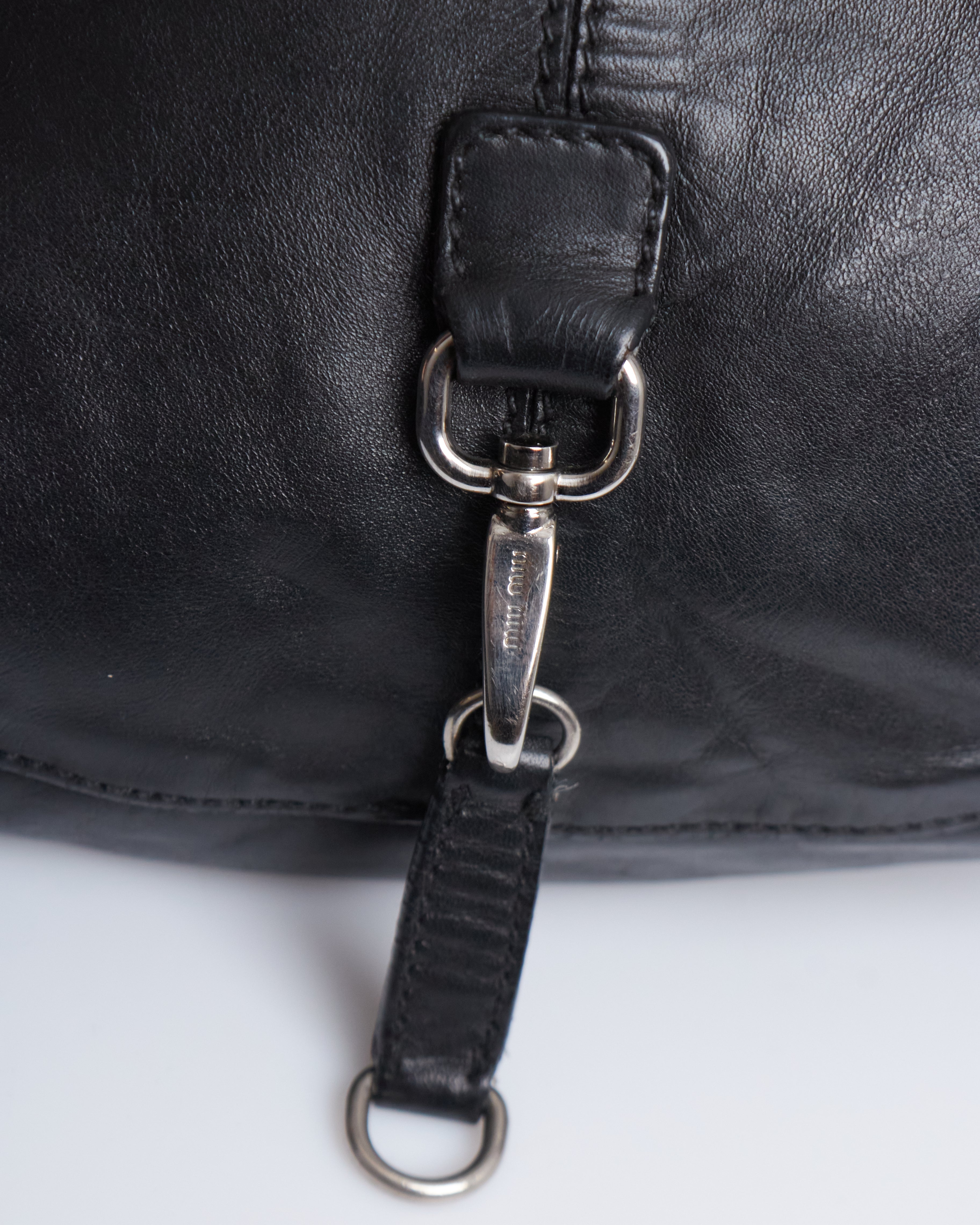 Miu Miu Vitello leather handbag