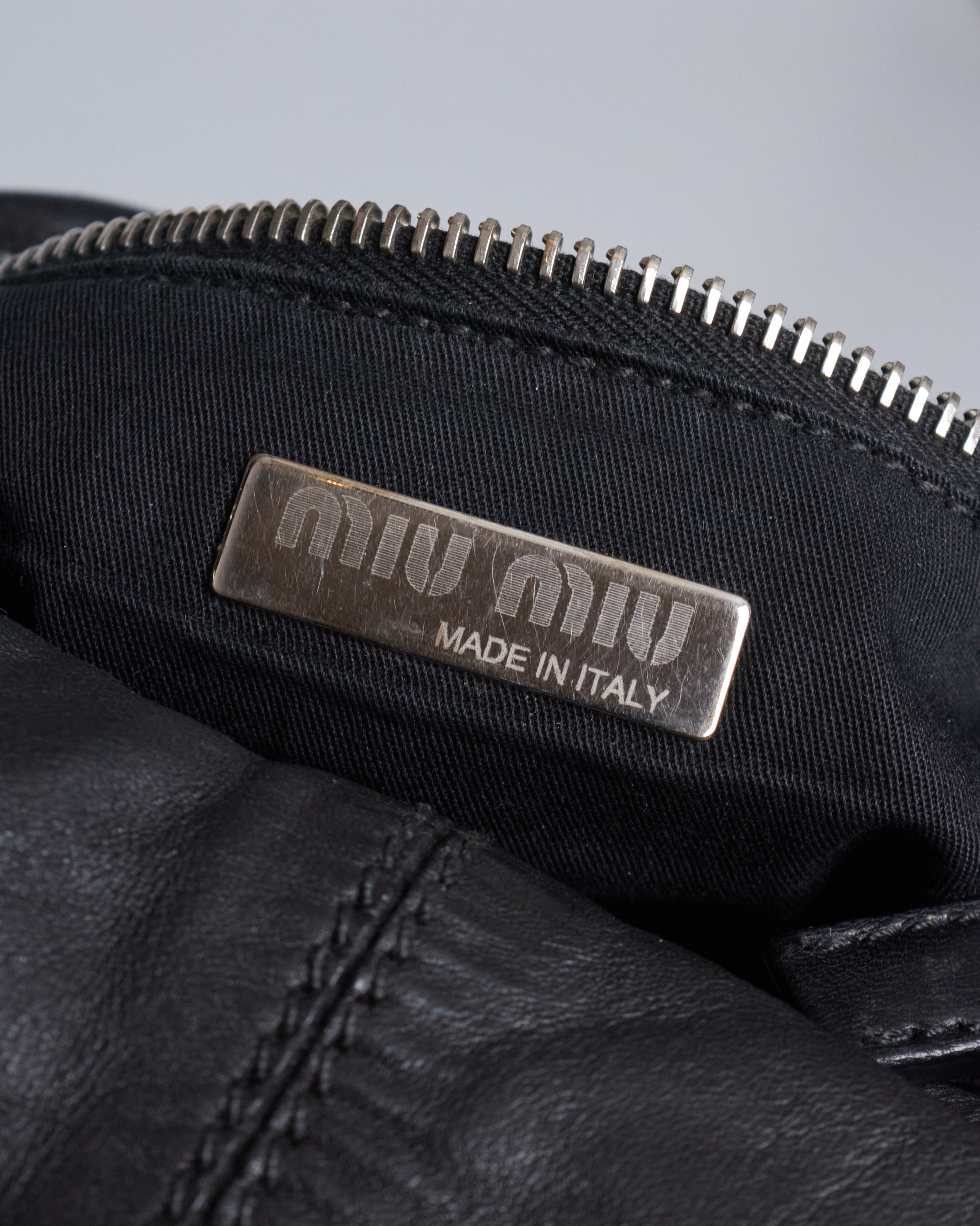 Miu Miu Vitello leather handbag