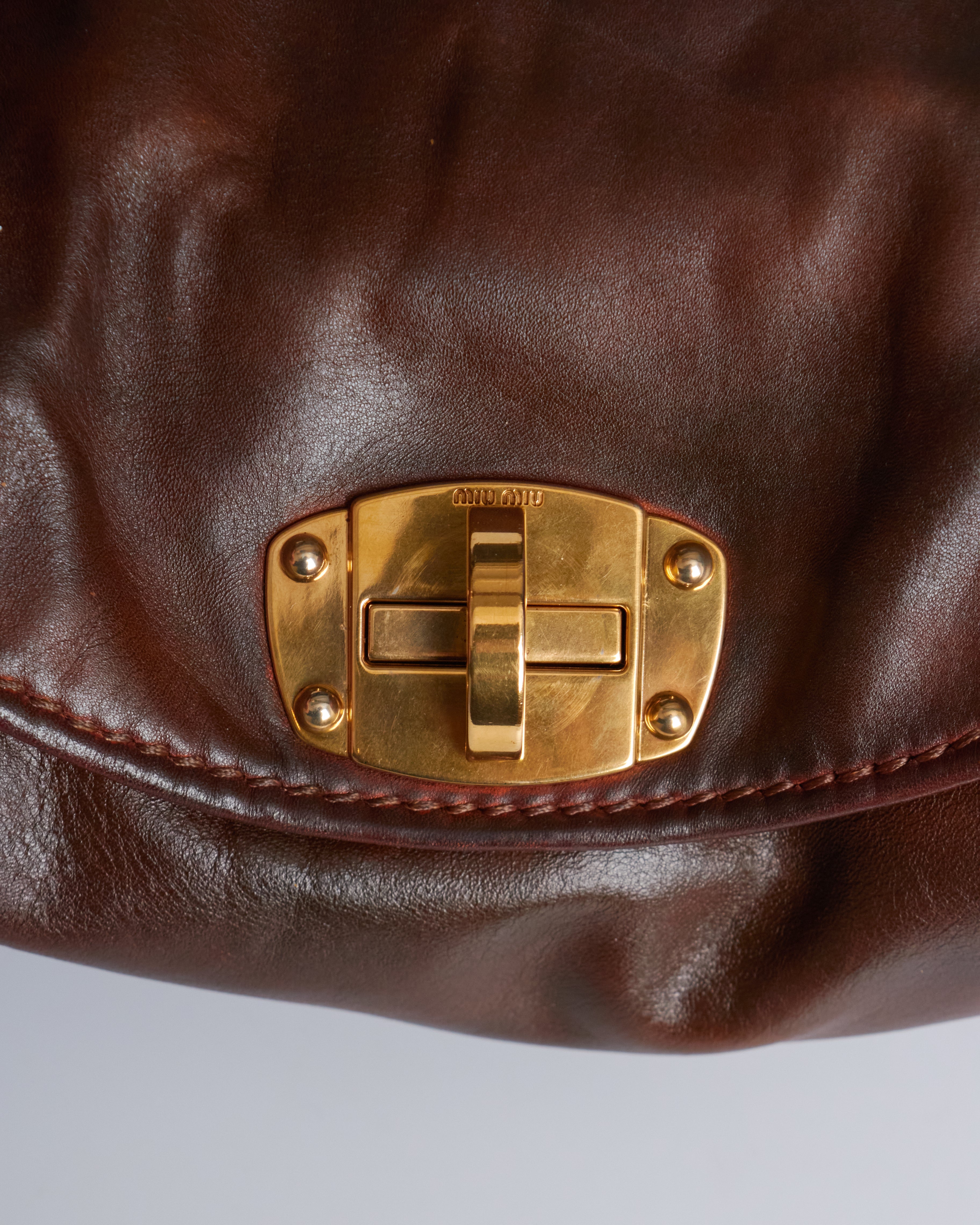 Miu Miu Leather Shoulder Bag