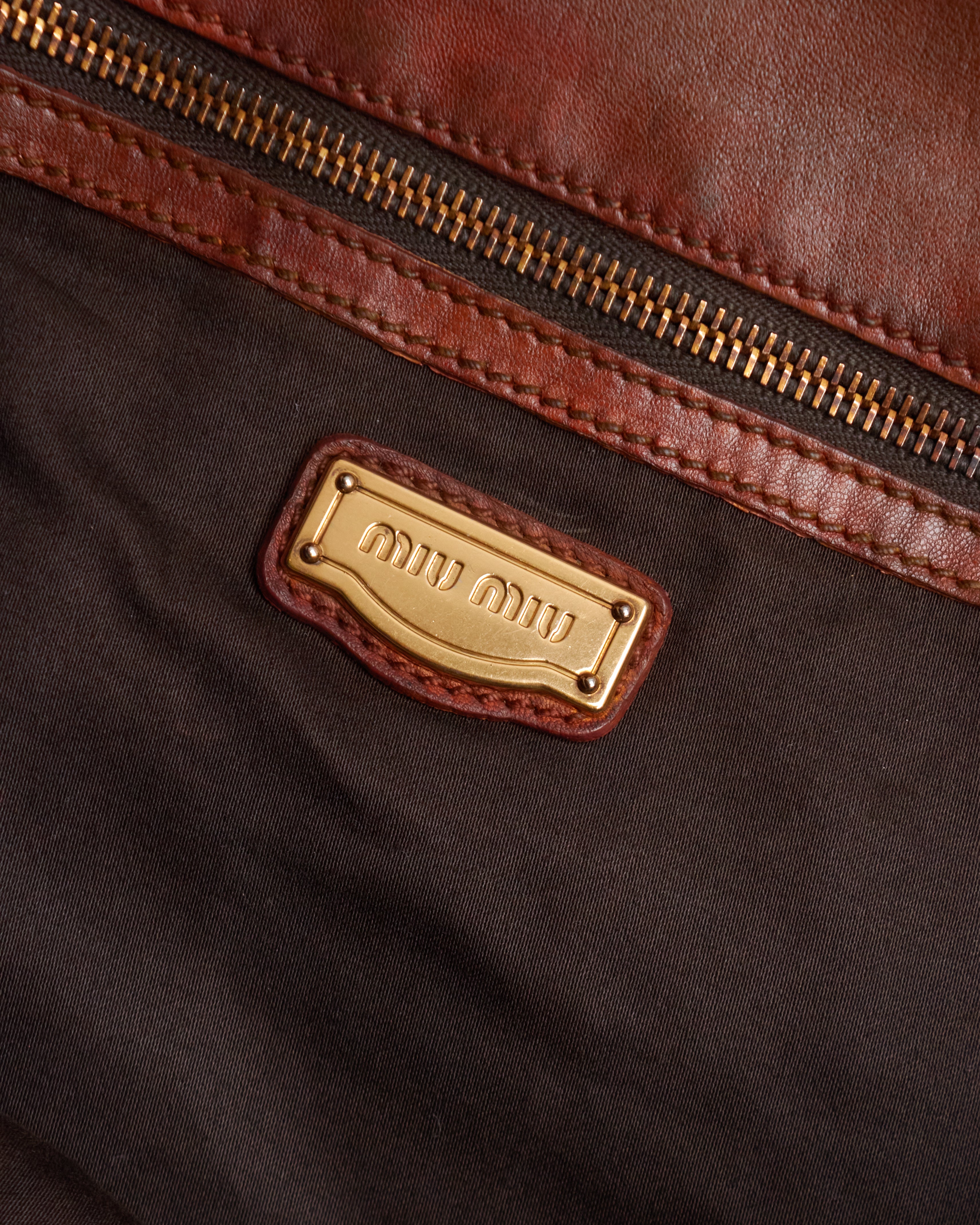 Miu Miu Leather Shoulder Bag