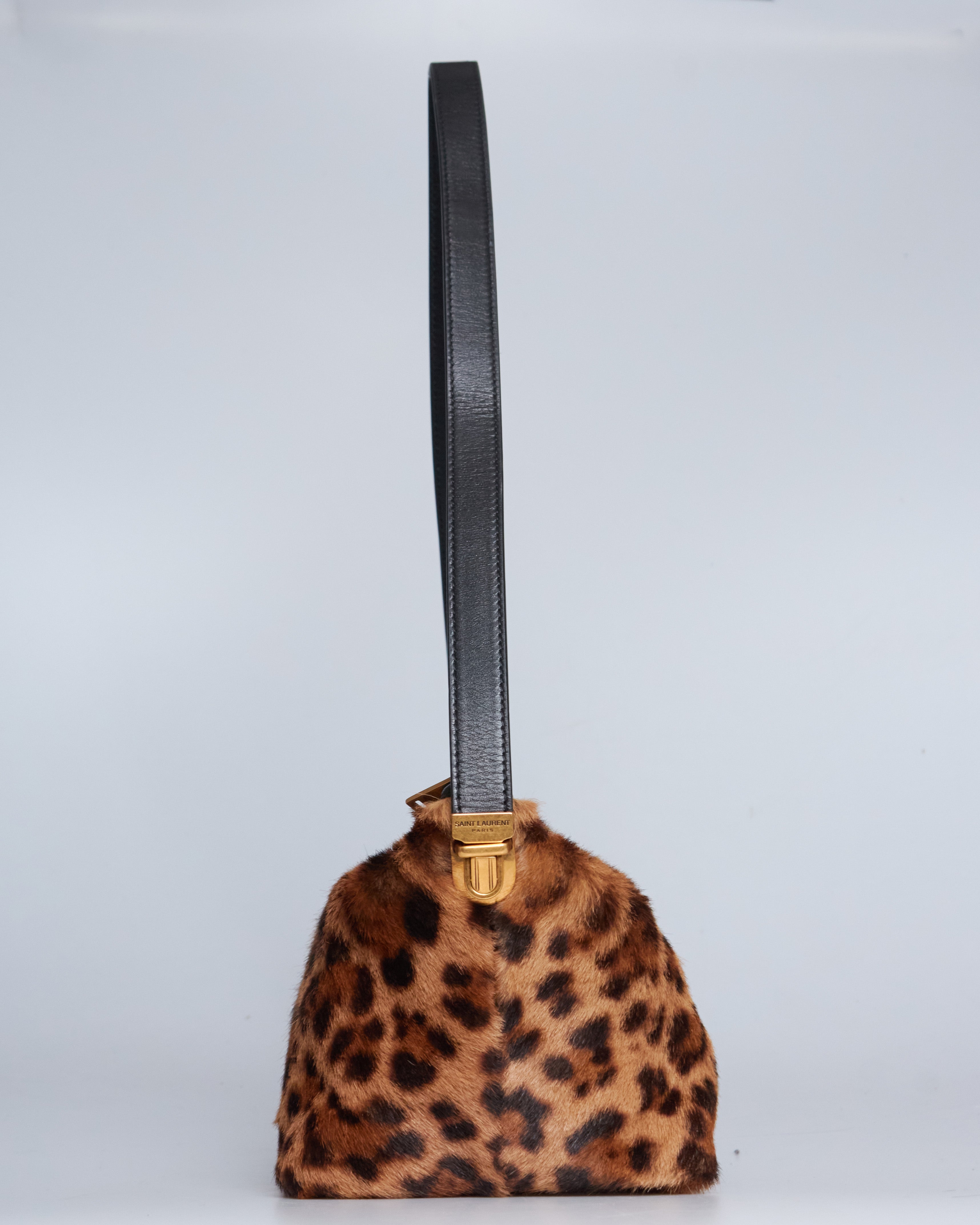 Saint Laurent Leopard Shoulder Bag