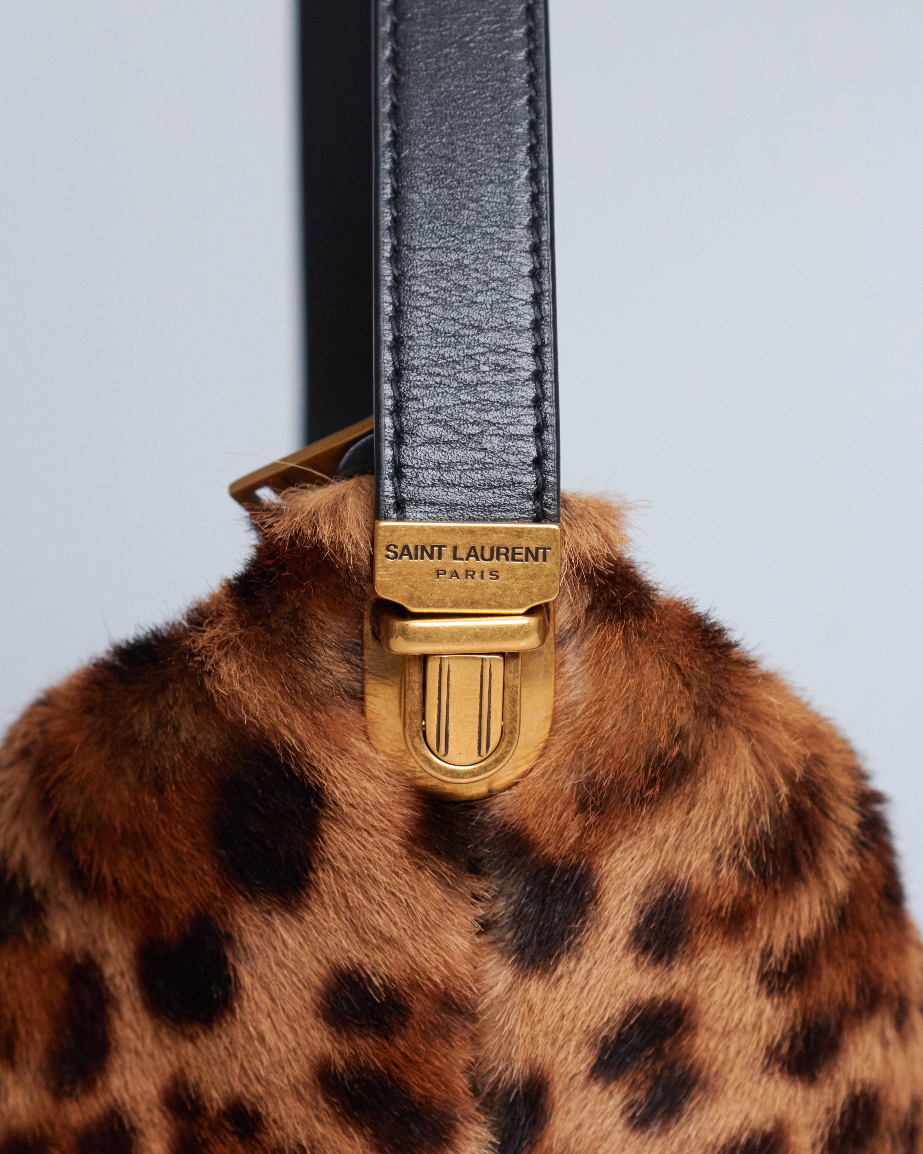 Saint Laurent Leopard Shoulder Bag