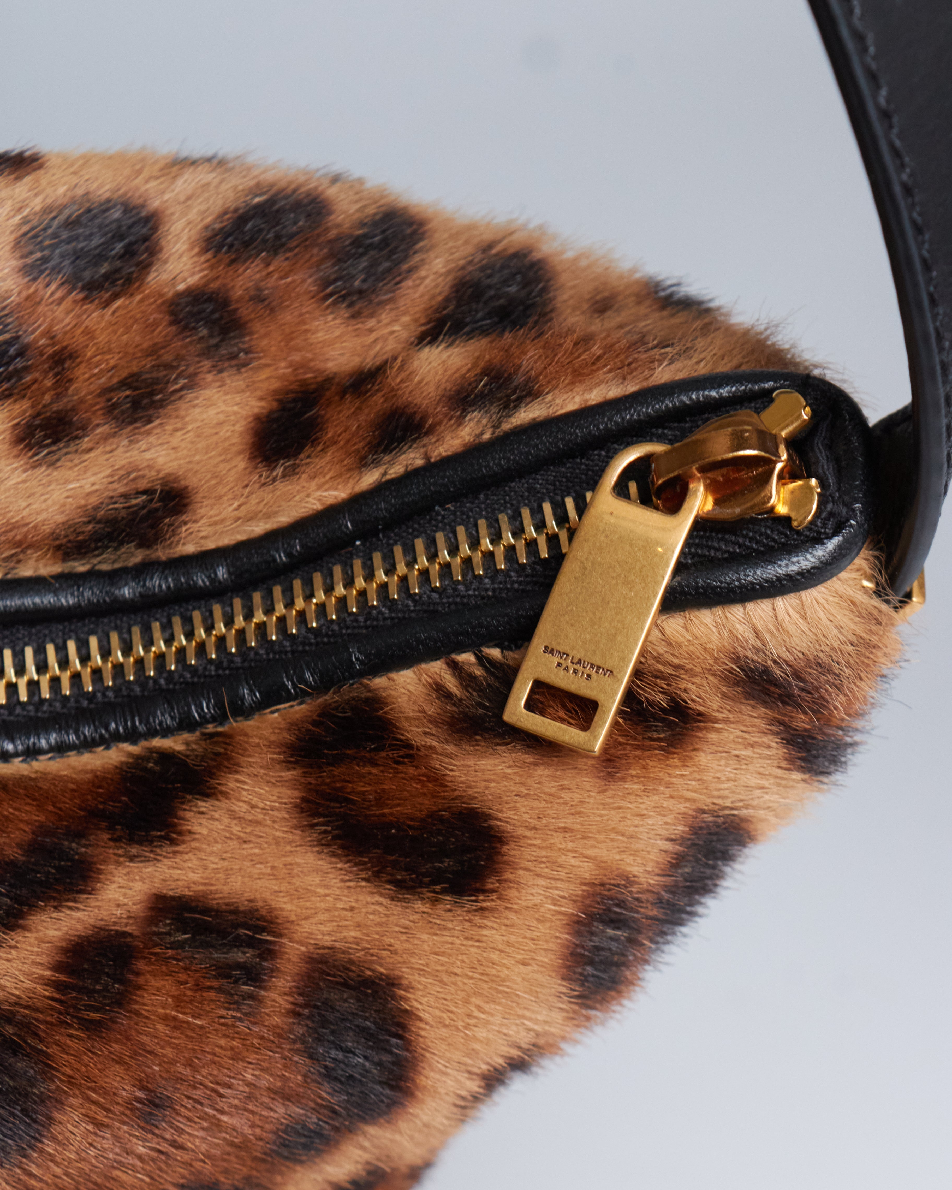Saint Laurent Leopard Shoulder Bag