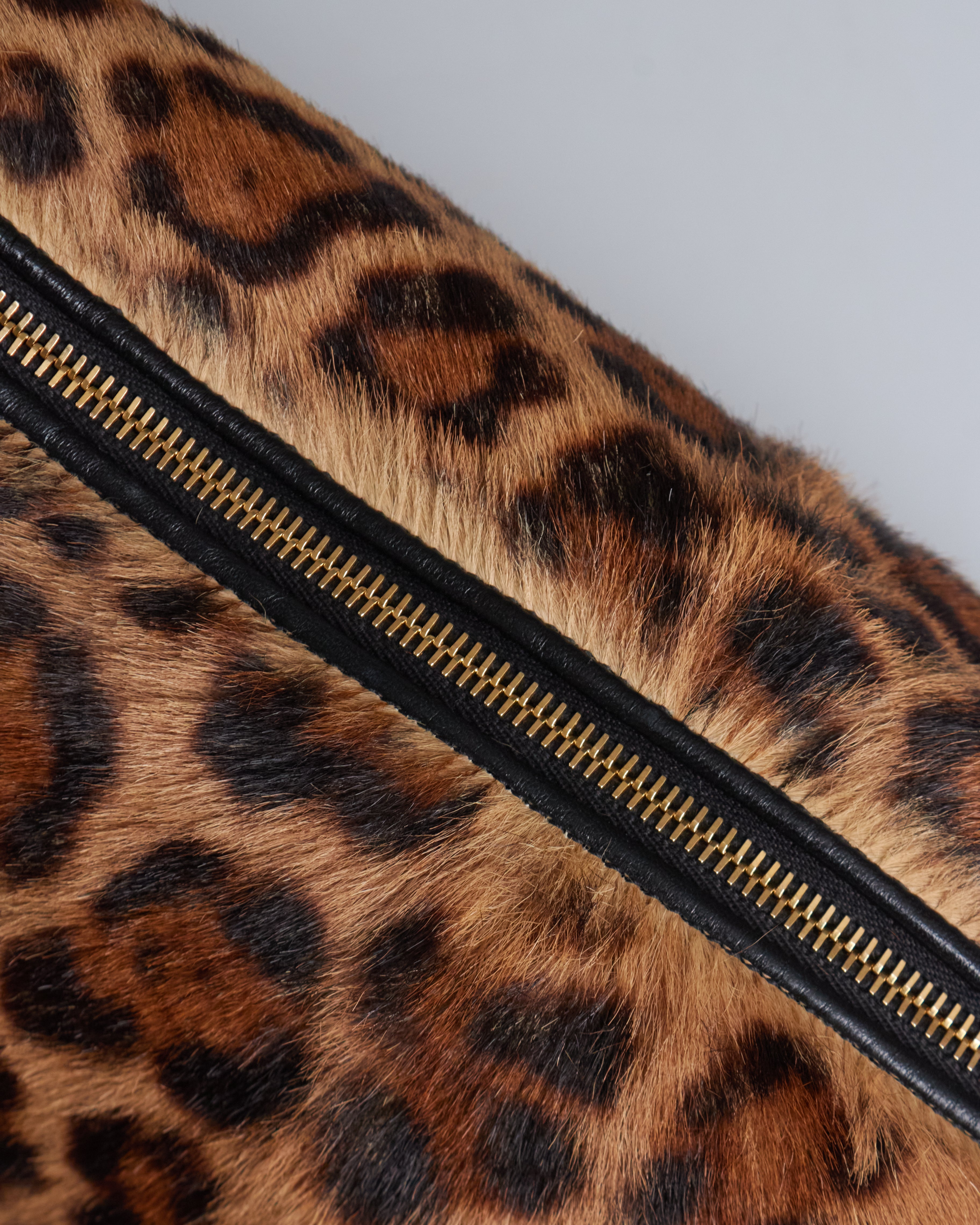 Saint Laurent Leopard Shoulder Bag