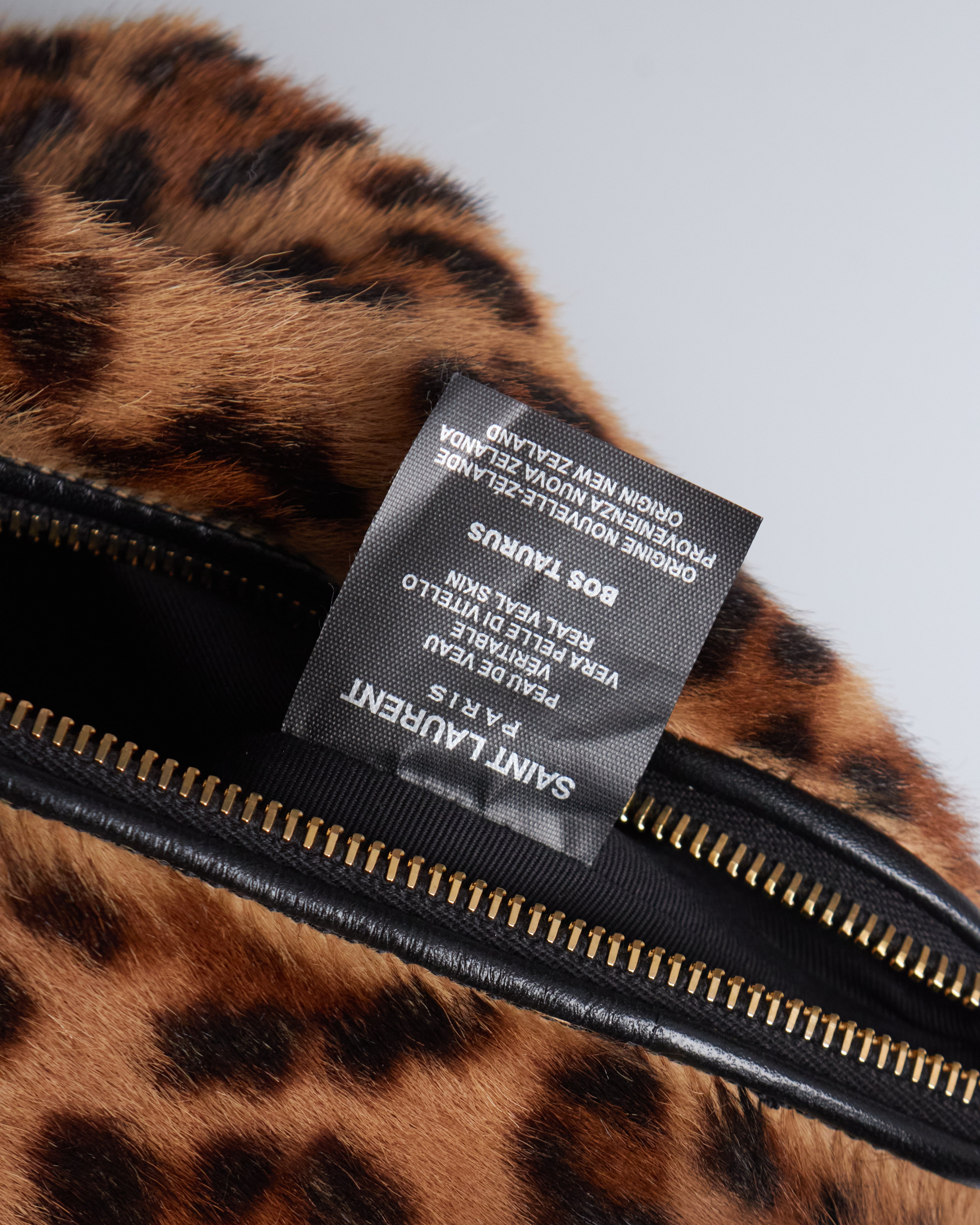 Saint Laurent Leopard Shoulder Bag