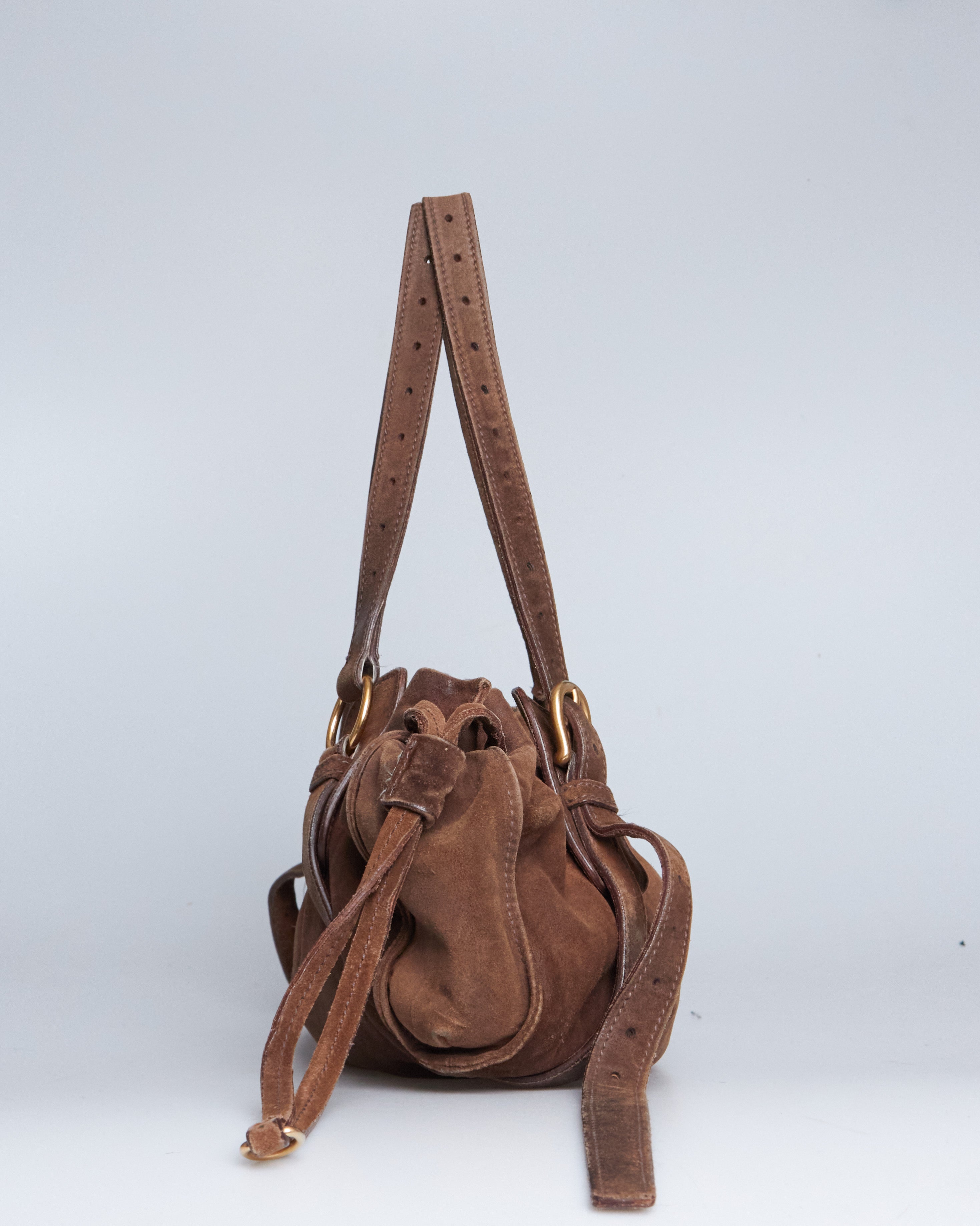 Miu Miu Suede Beau Handbag