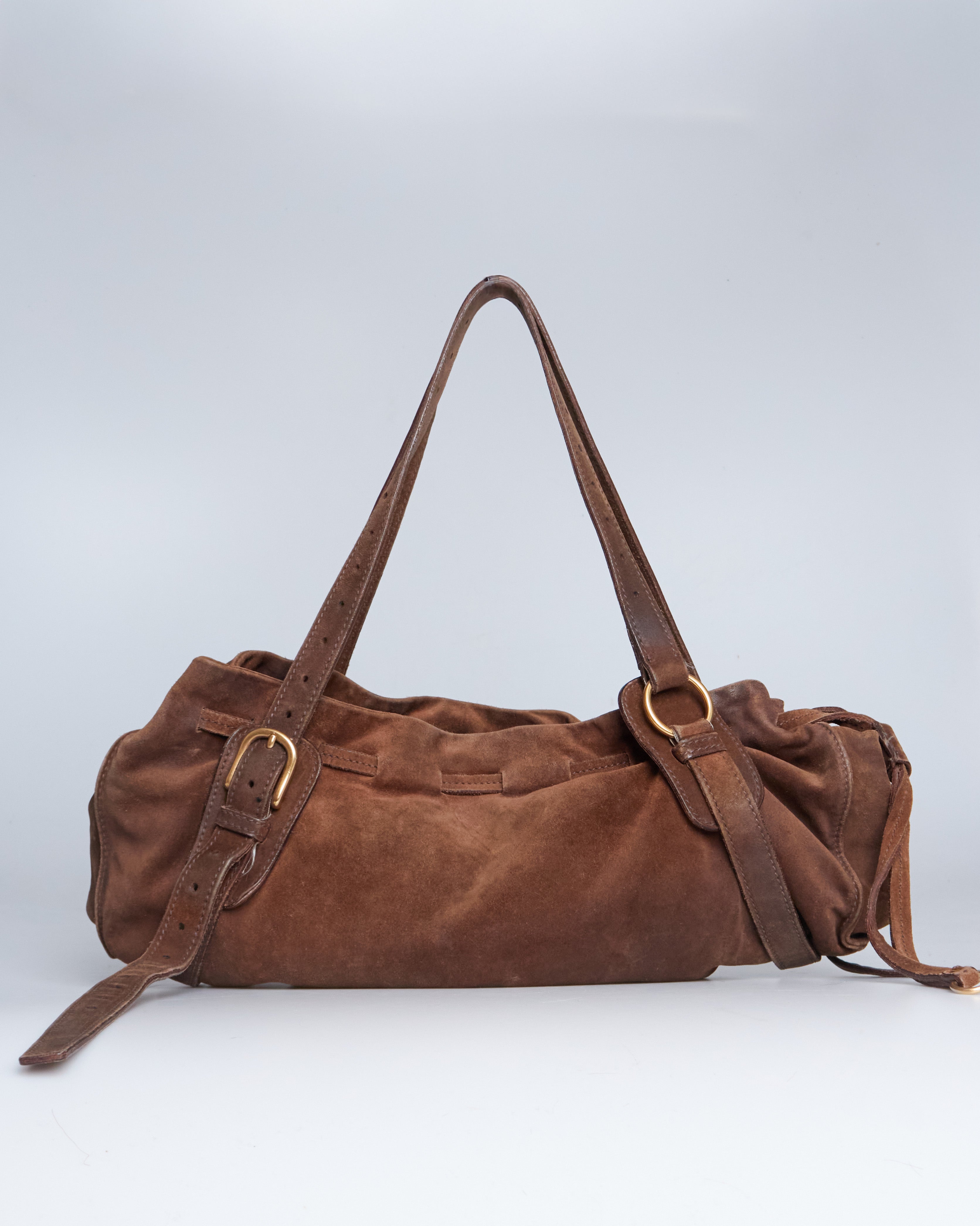 Miu Miu Suede Beau Handbag