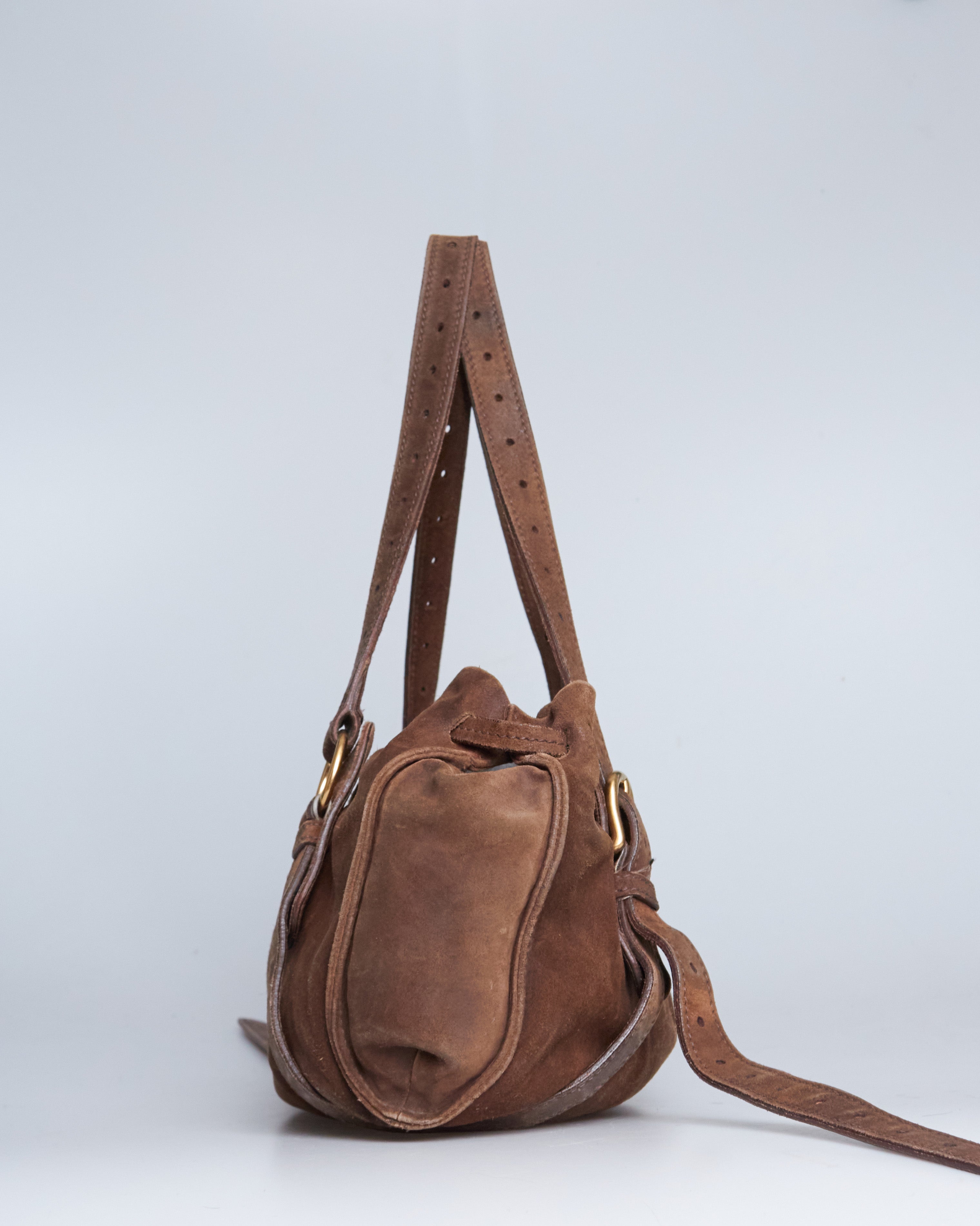 Miu Miu Suede Beau Handbag