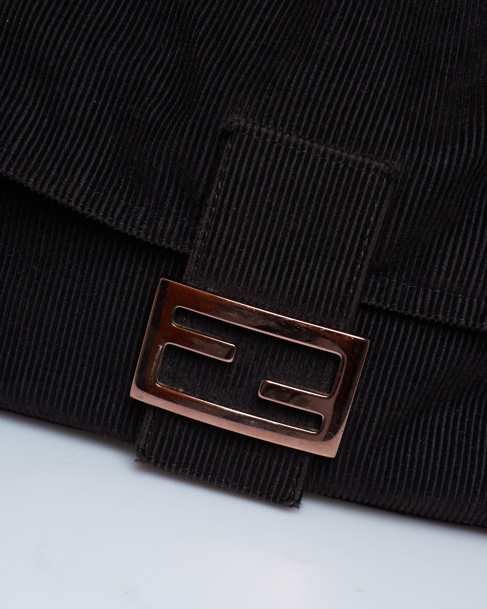 Fendi Corduroy Baguette Bag