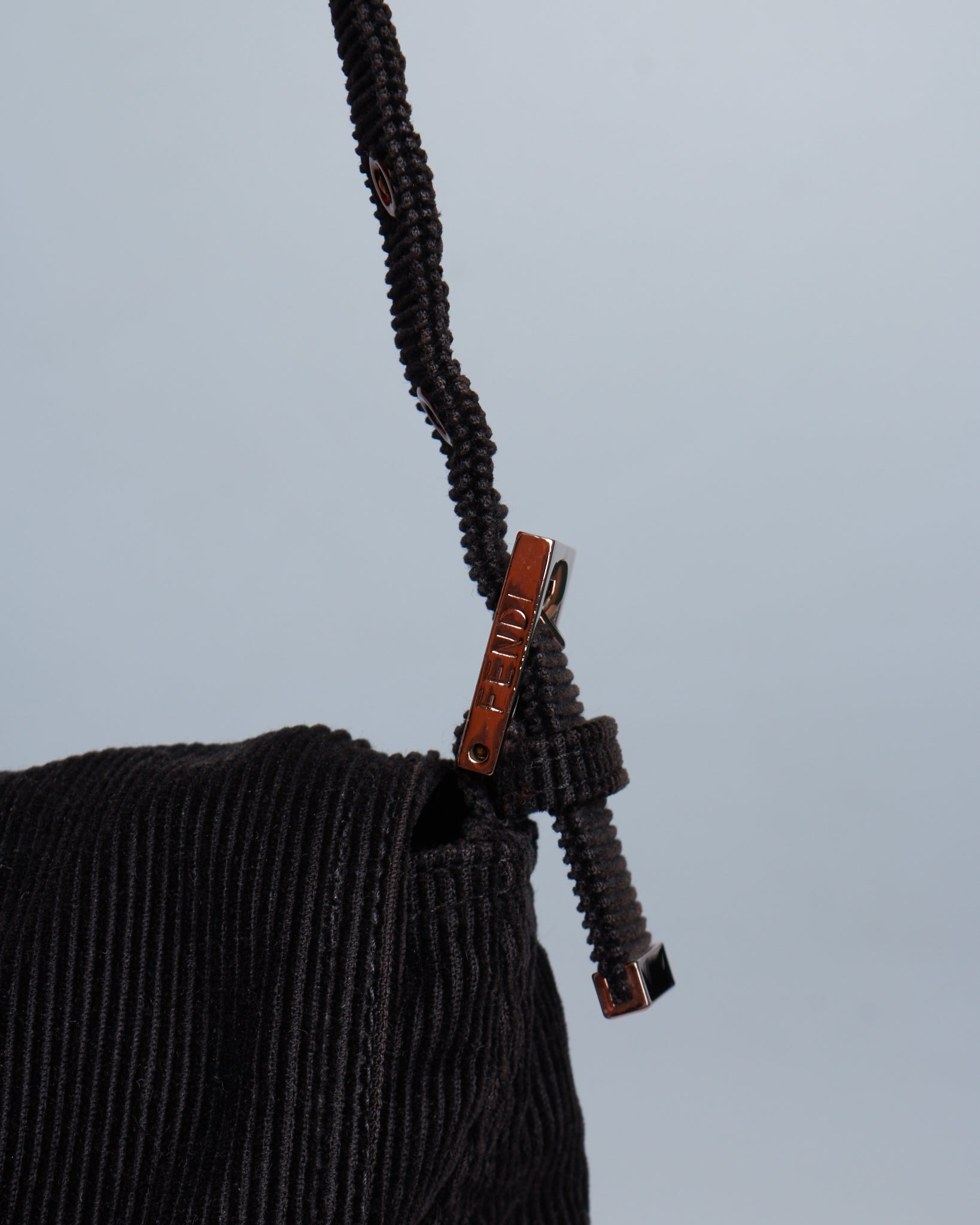 Fendi Corduroy Baguette Bag