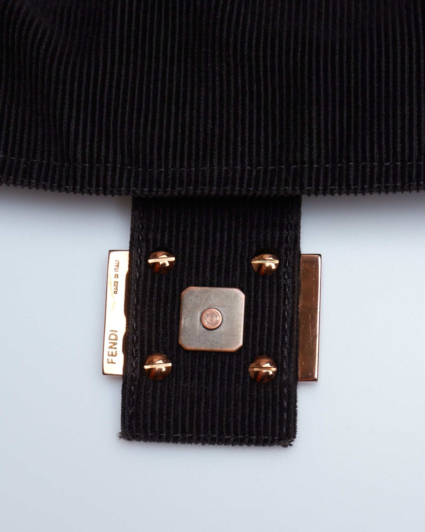 Fendi Corduroy Baguette Bag
