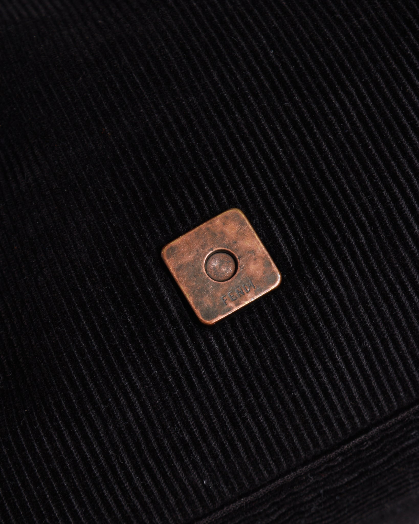 Fendi Corduroy Baguette Bag