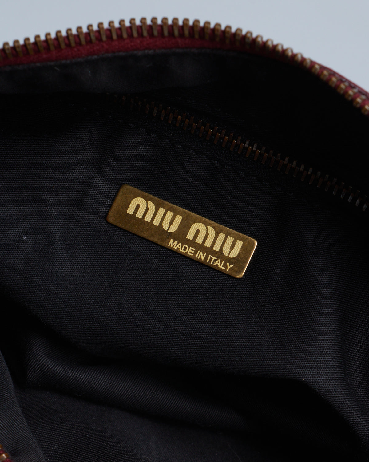 Miu Miu Leather Bauletto
