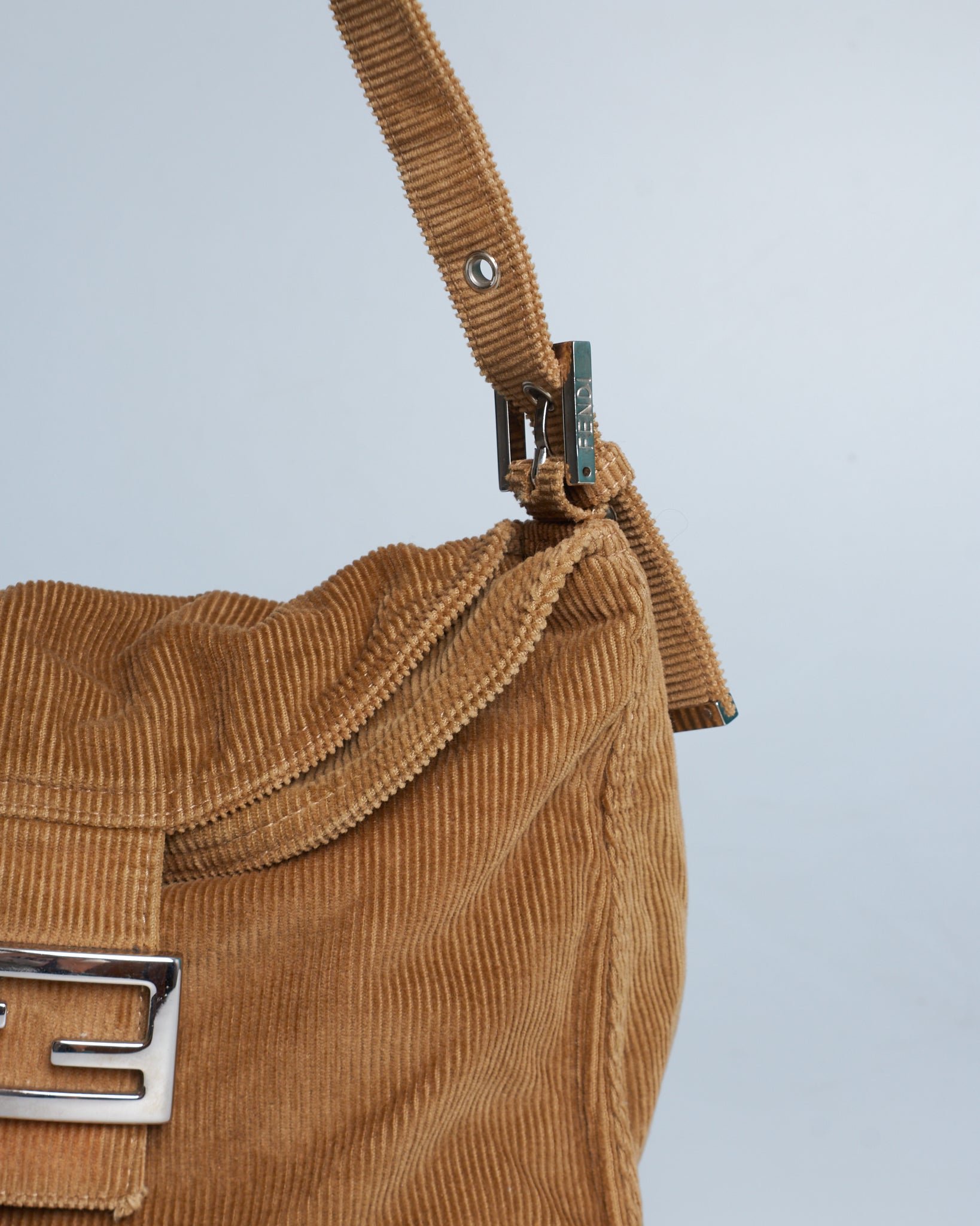 Fendi Corduroy Baguette Bag