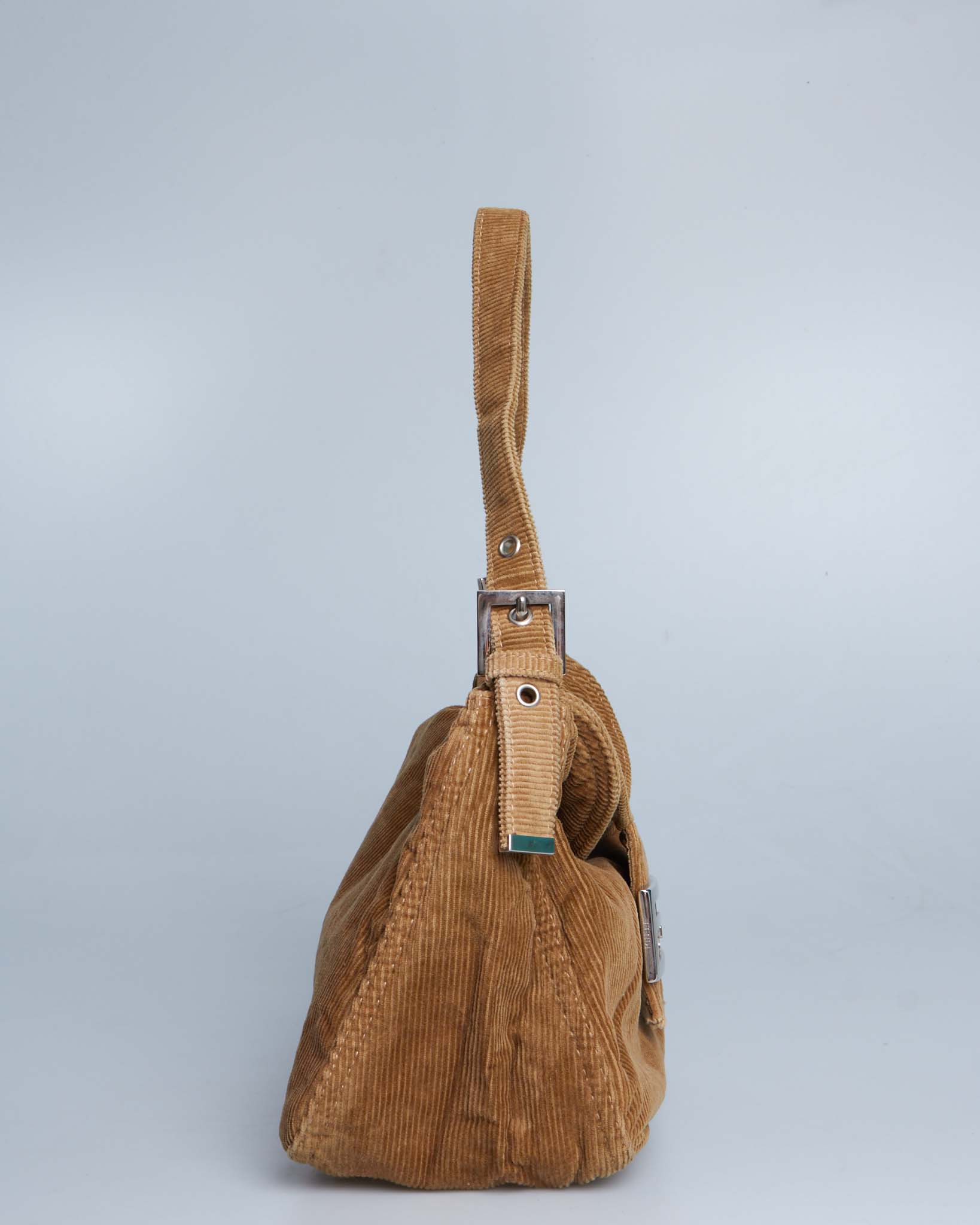 Fendi Corduroy Baguette Bag