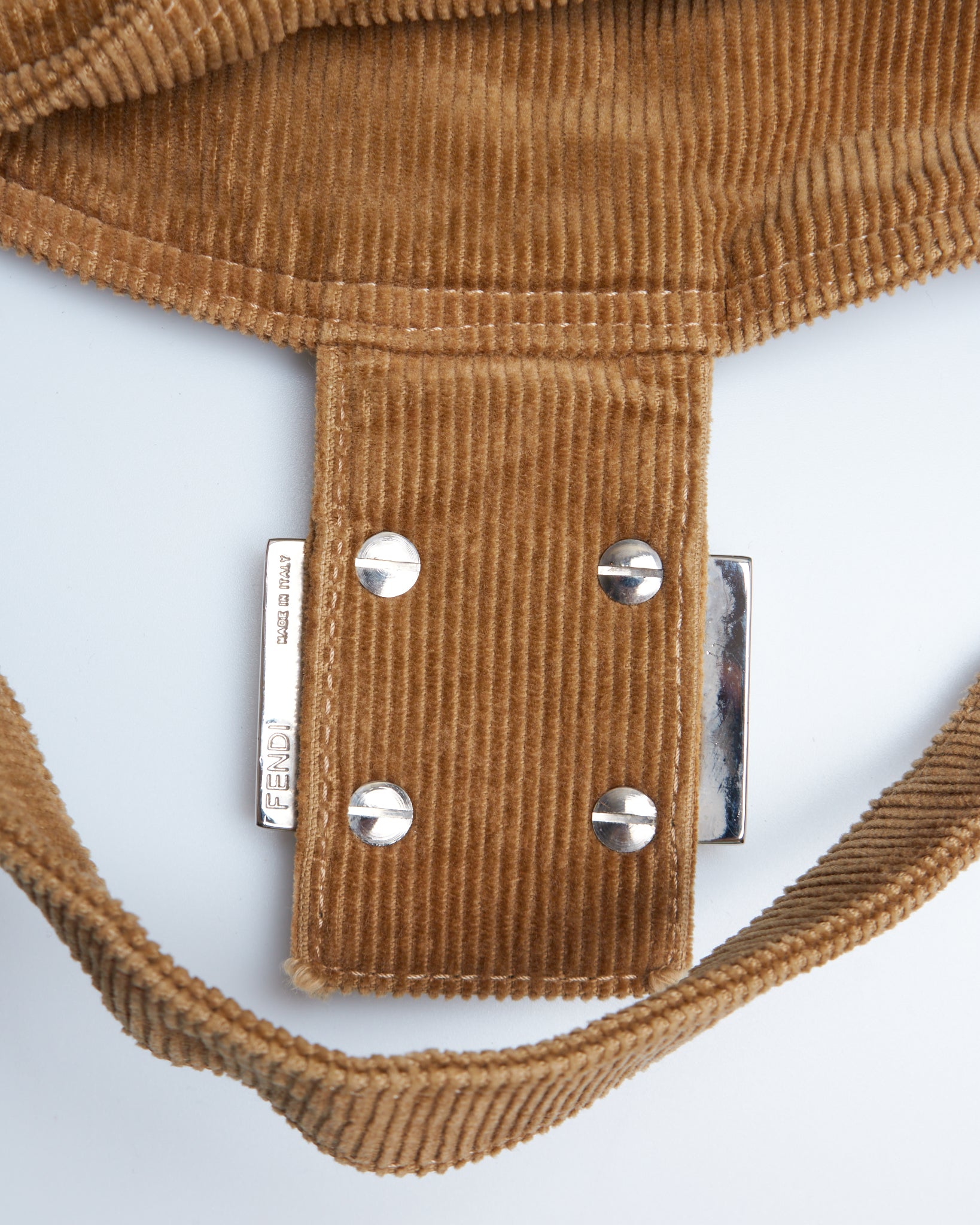 Fendi Corduroy Baguette Bag