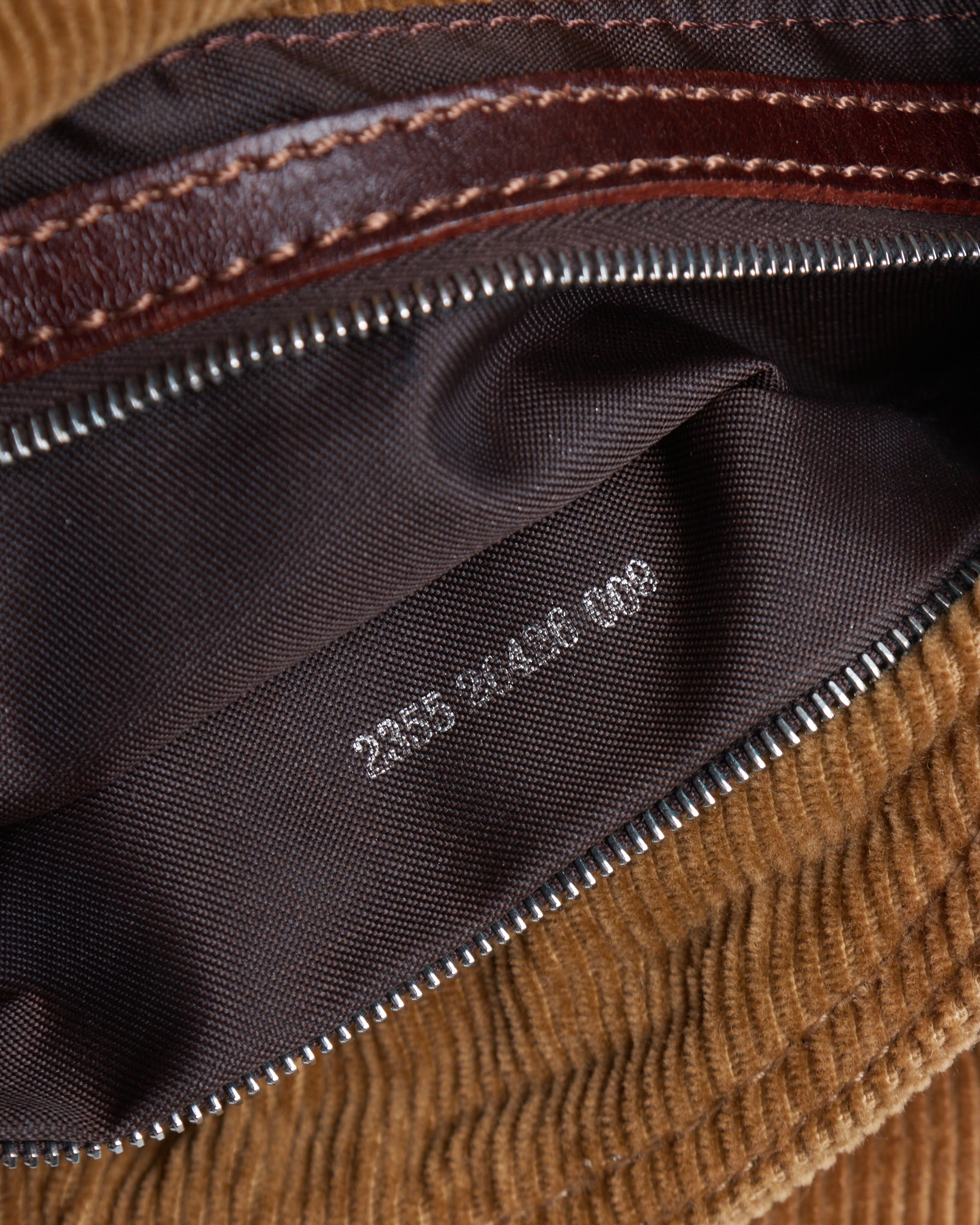 Fendi Corduroy Baguette Bag