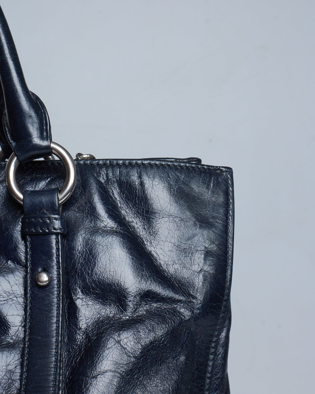 Miu Miu Vitello Lux Bow Tote