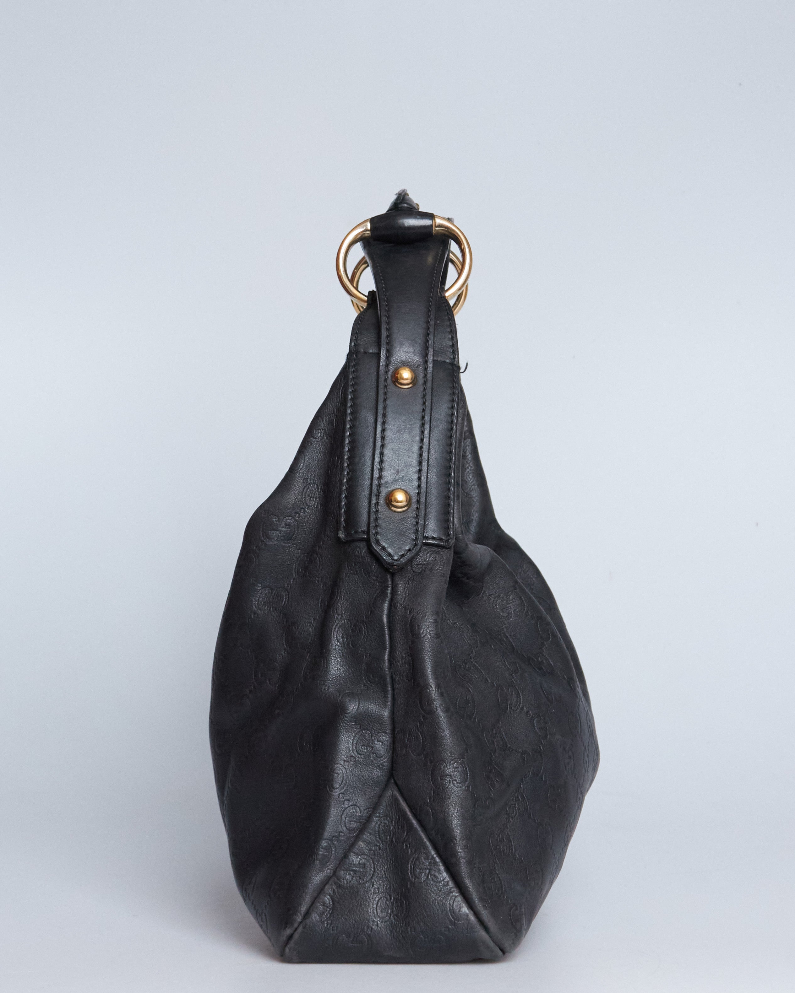 Gucci Guccissima Horsebit Hobo