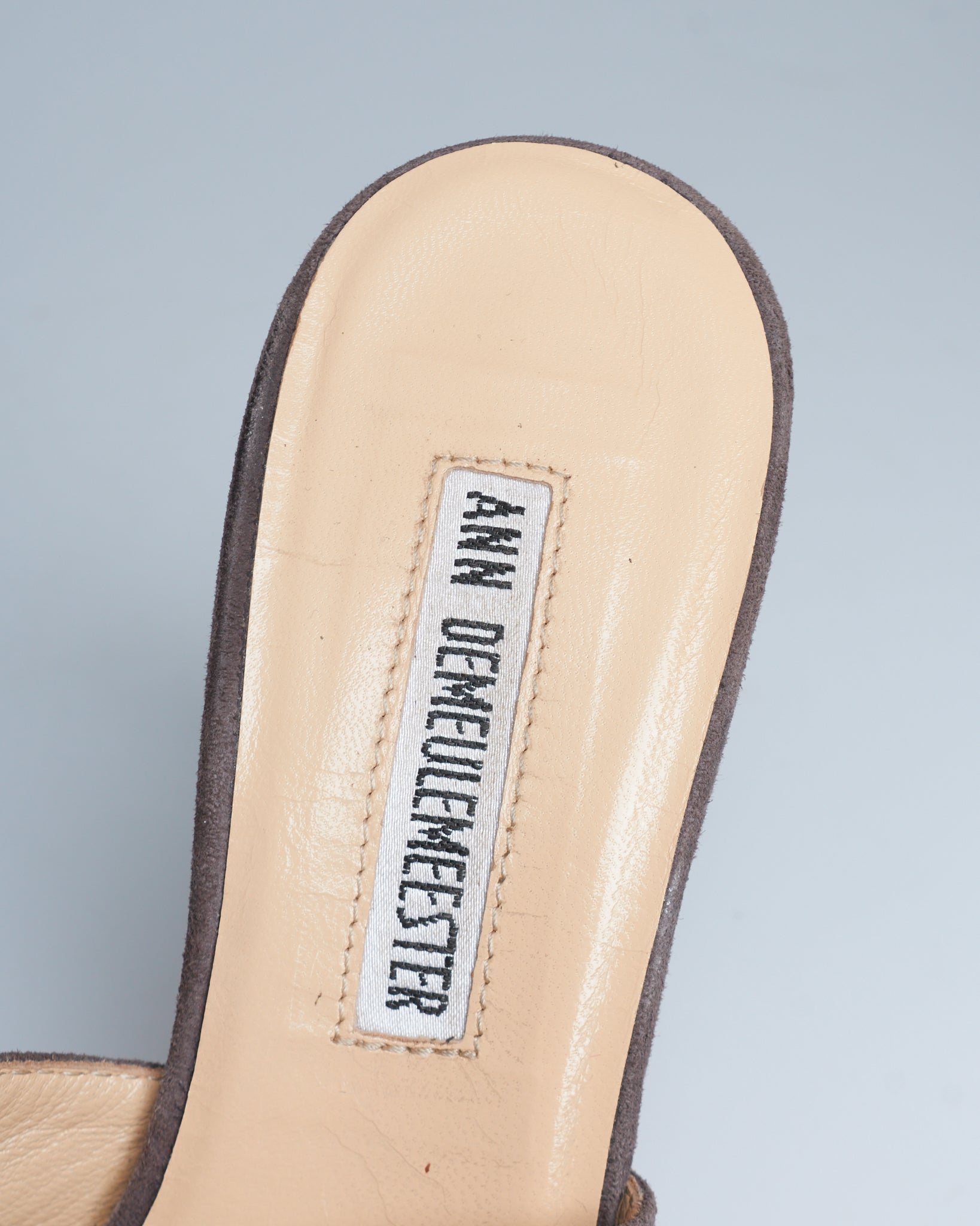 Ann Demeulemeester suede sandal