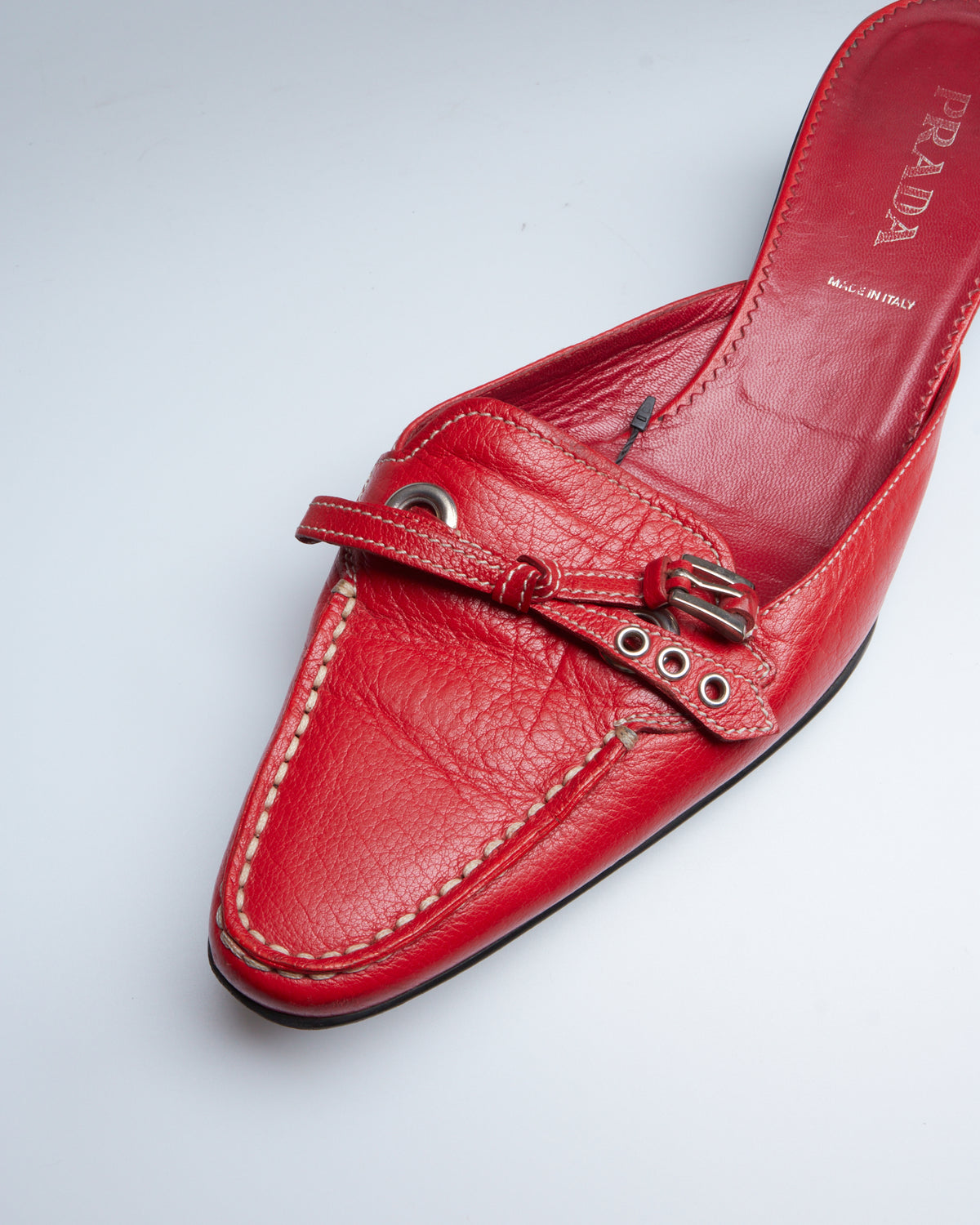 Prada loafer mules