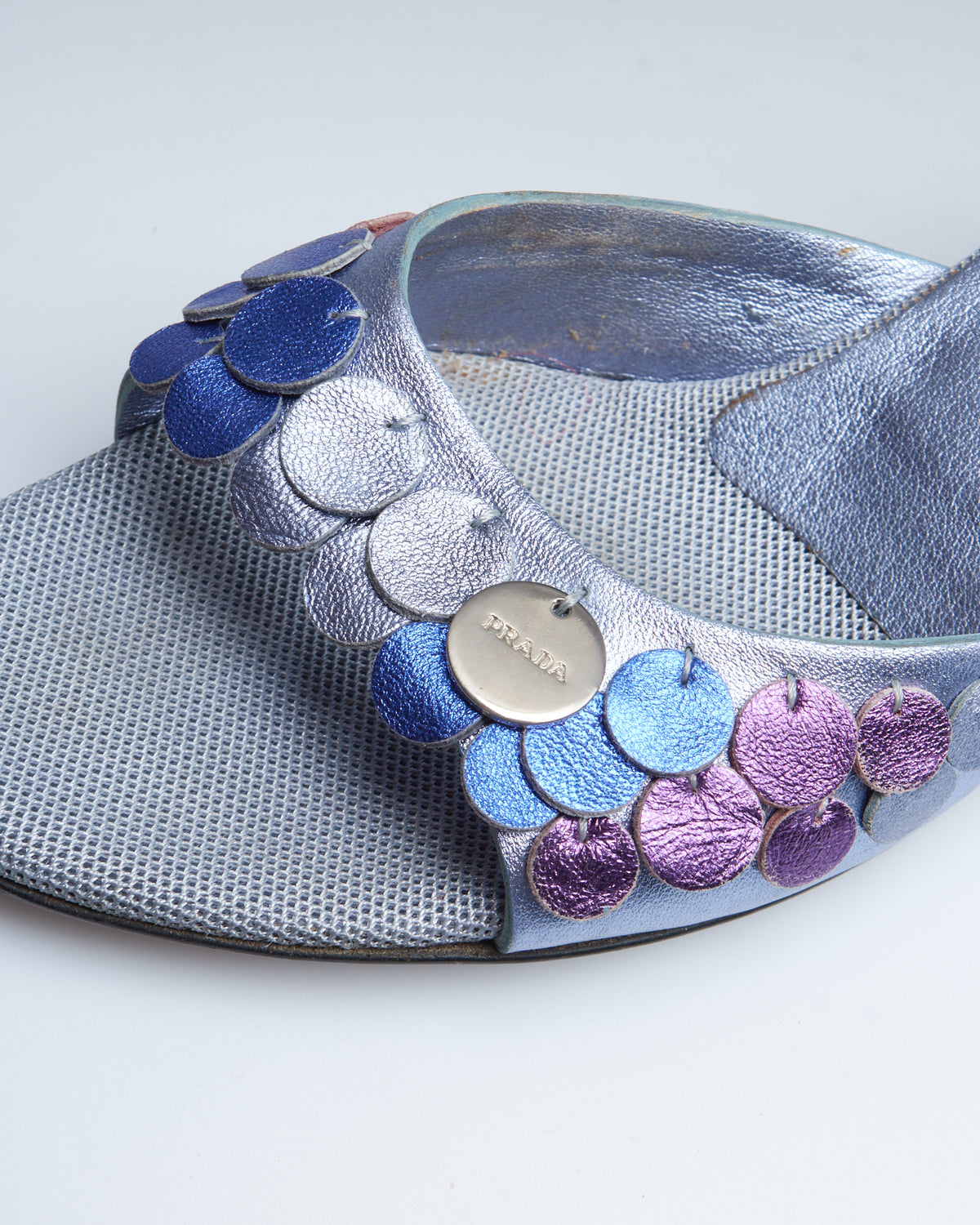 Prada embellished sequin mules