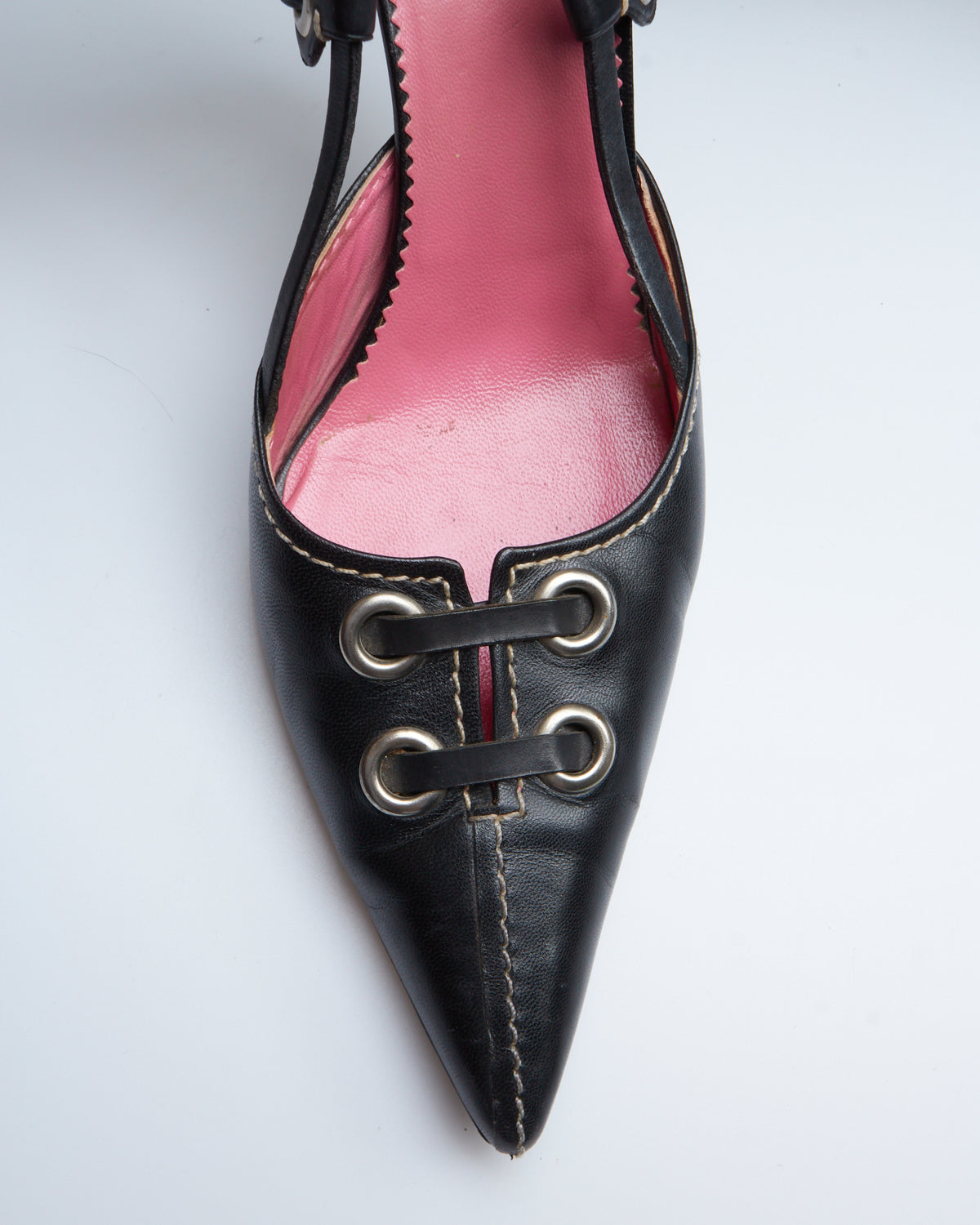 Prada pointed-toe slingback