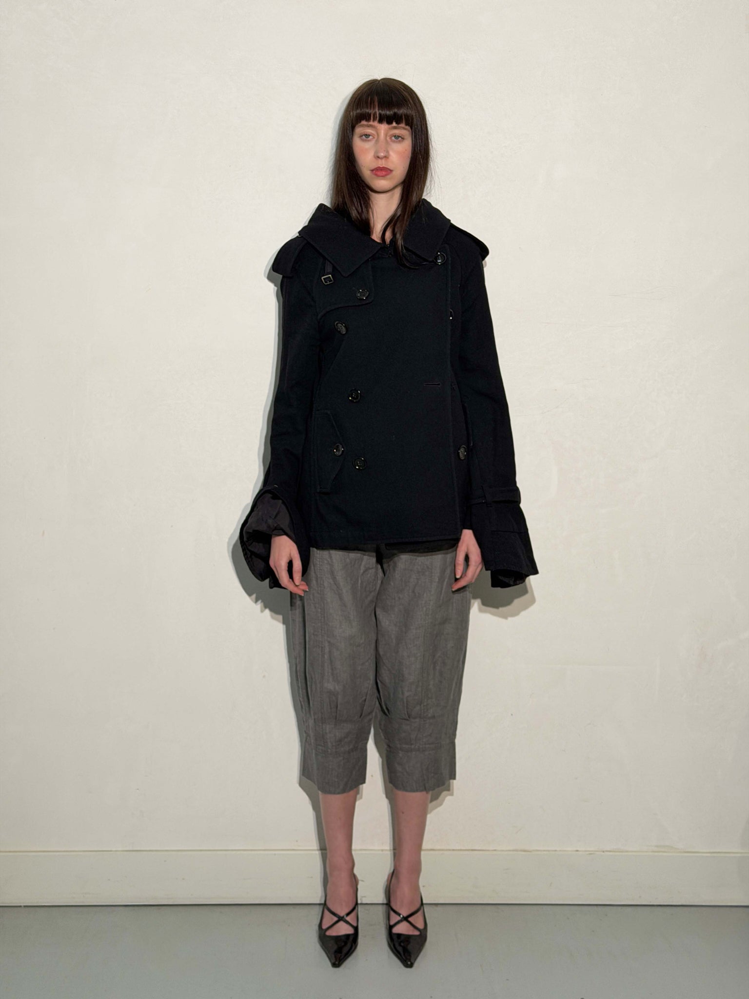 Junya Watanabe F/W 2005 Short Trench Wool Jacket