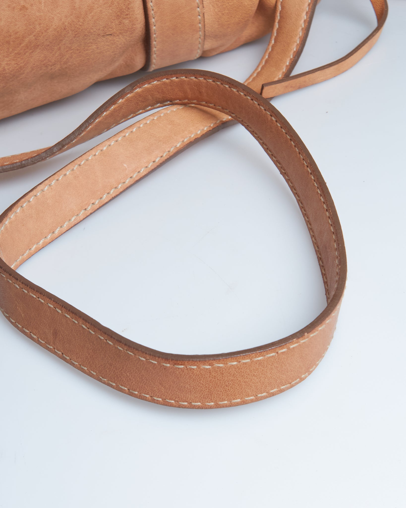 Miu Miu Vitello Lux Gathered Handle Bag