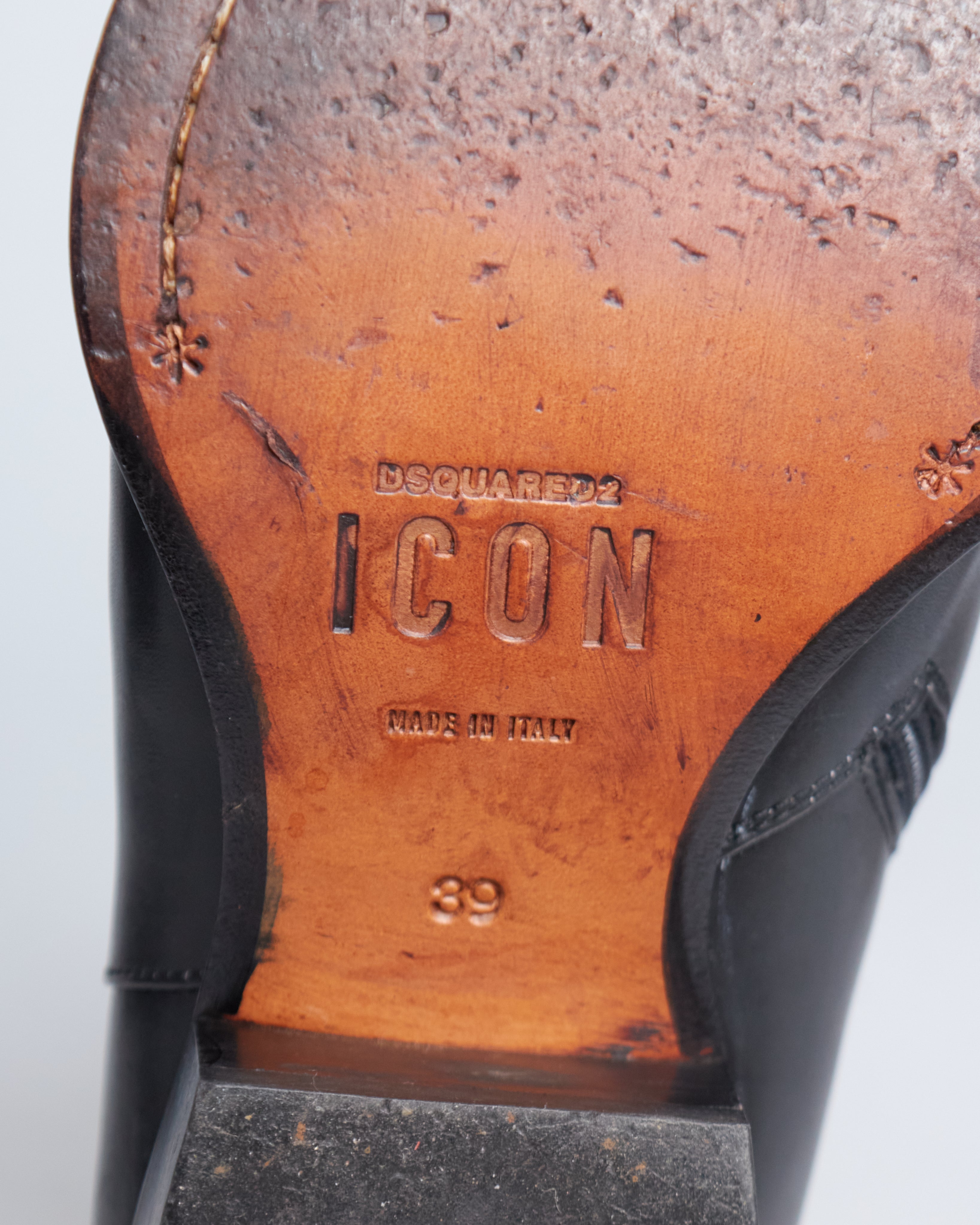 Dsquared2 leather boots