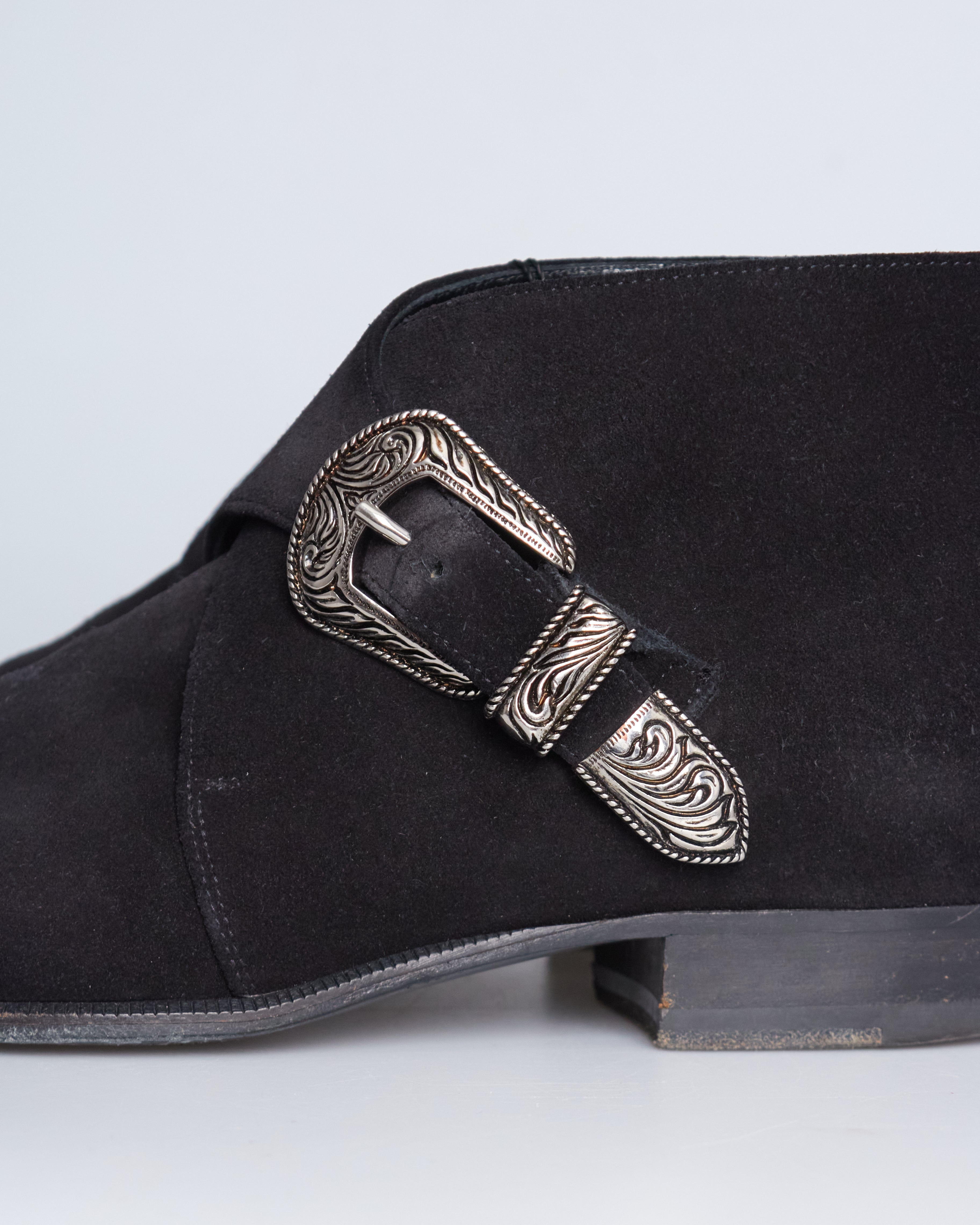 Saint Laurent Western Duckies jodhpur ankle boots