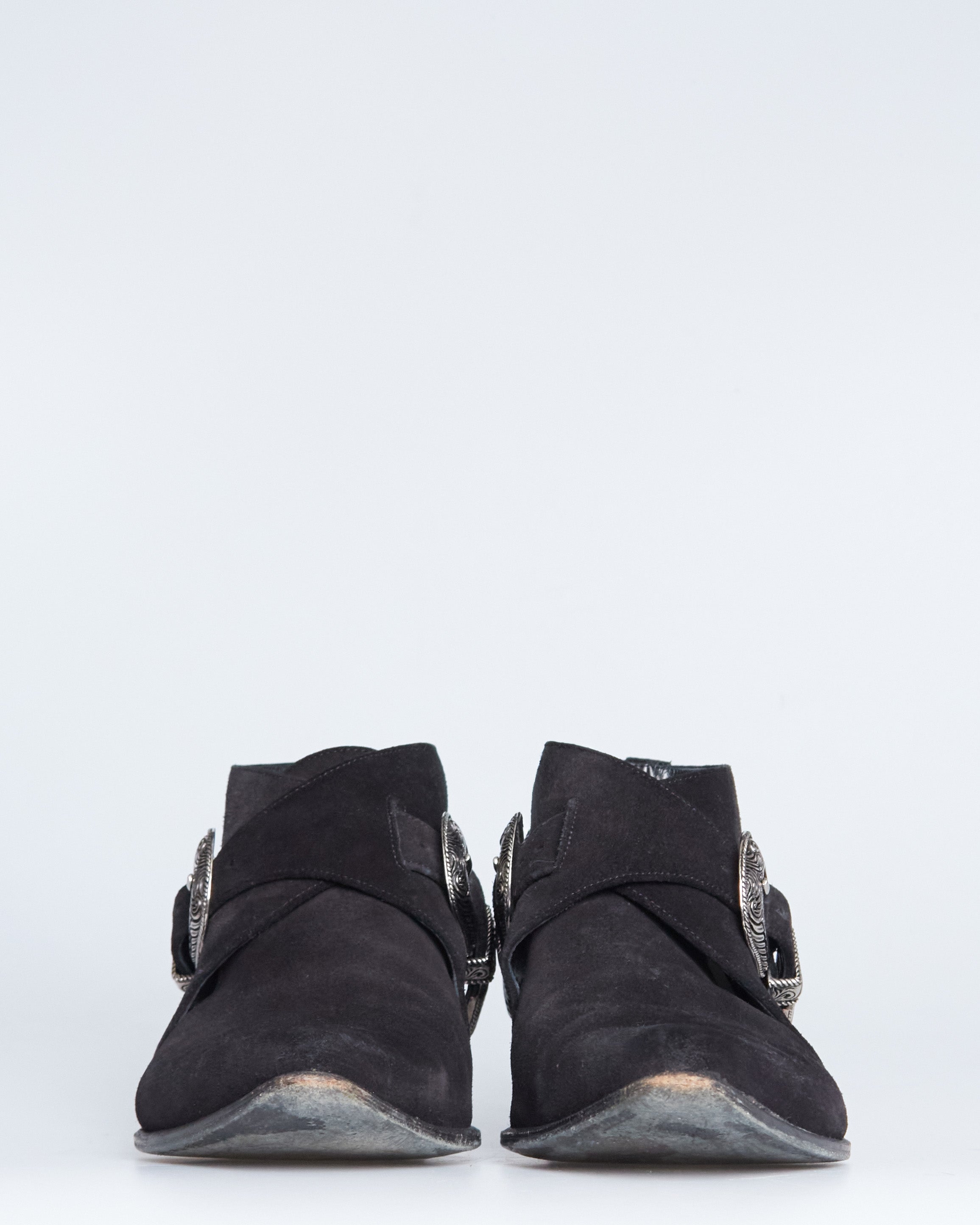 Saint Laurent Western Duckies jodhpur ankle boots