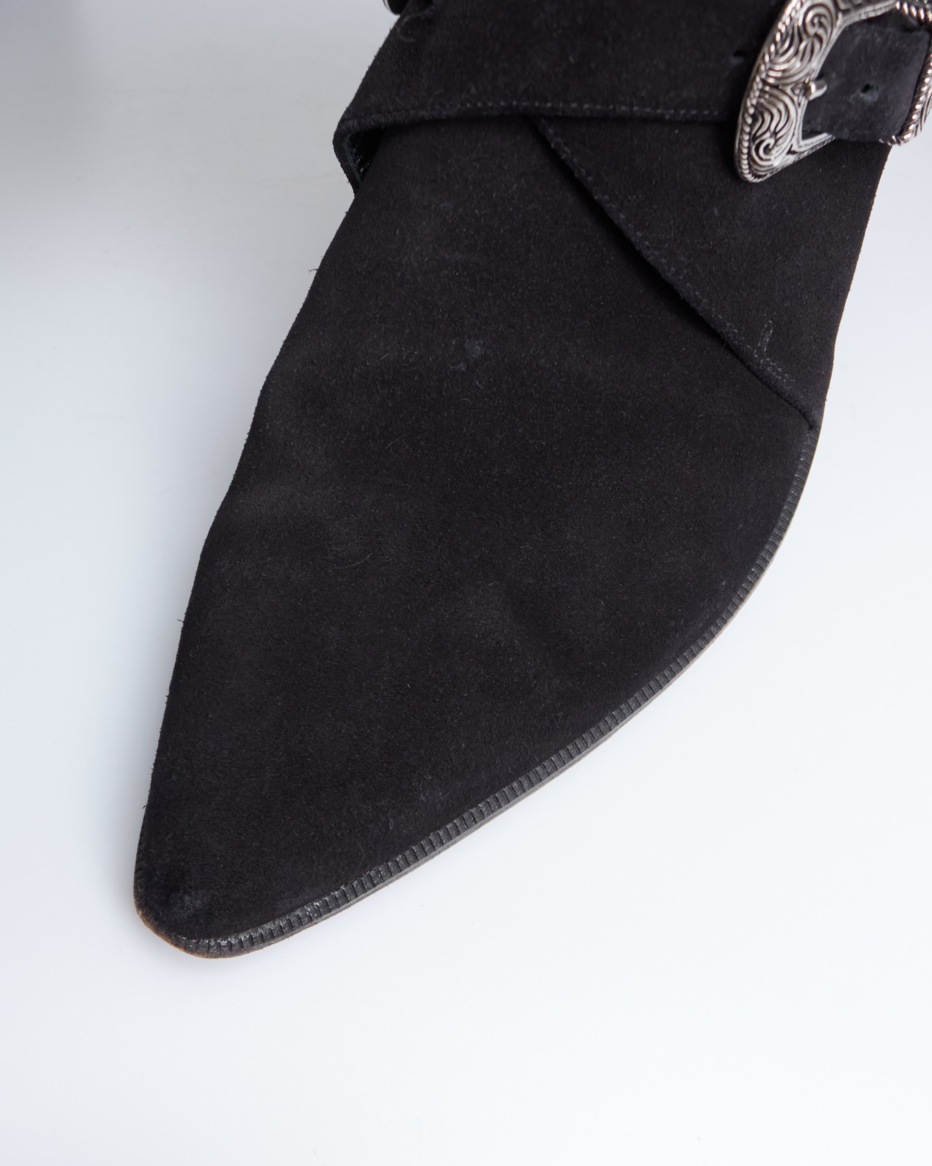 Saint Laurent Western Duckies jodhpur ankle boots