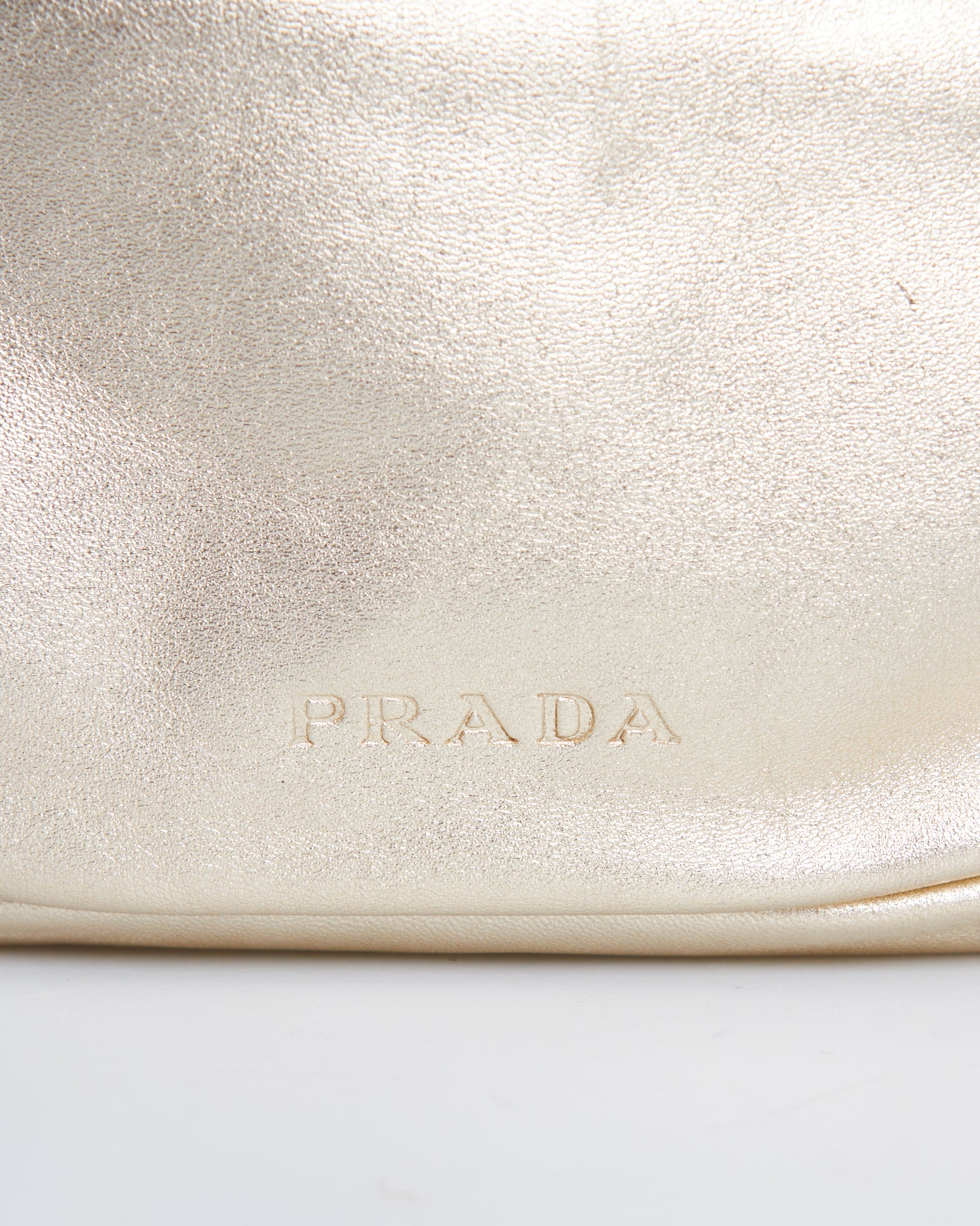 Prada Metallic Baguette