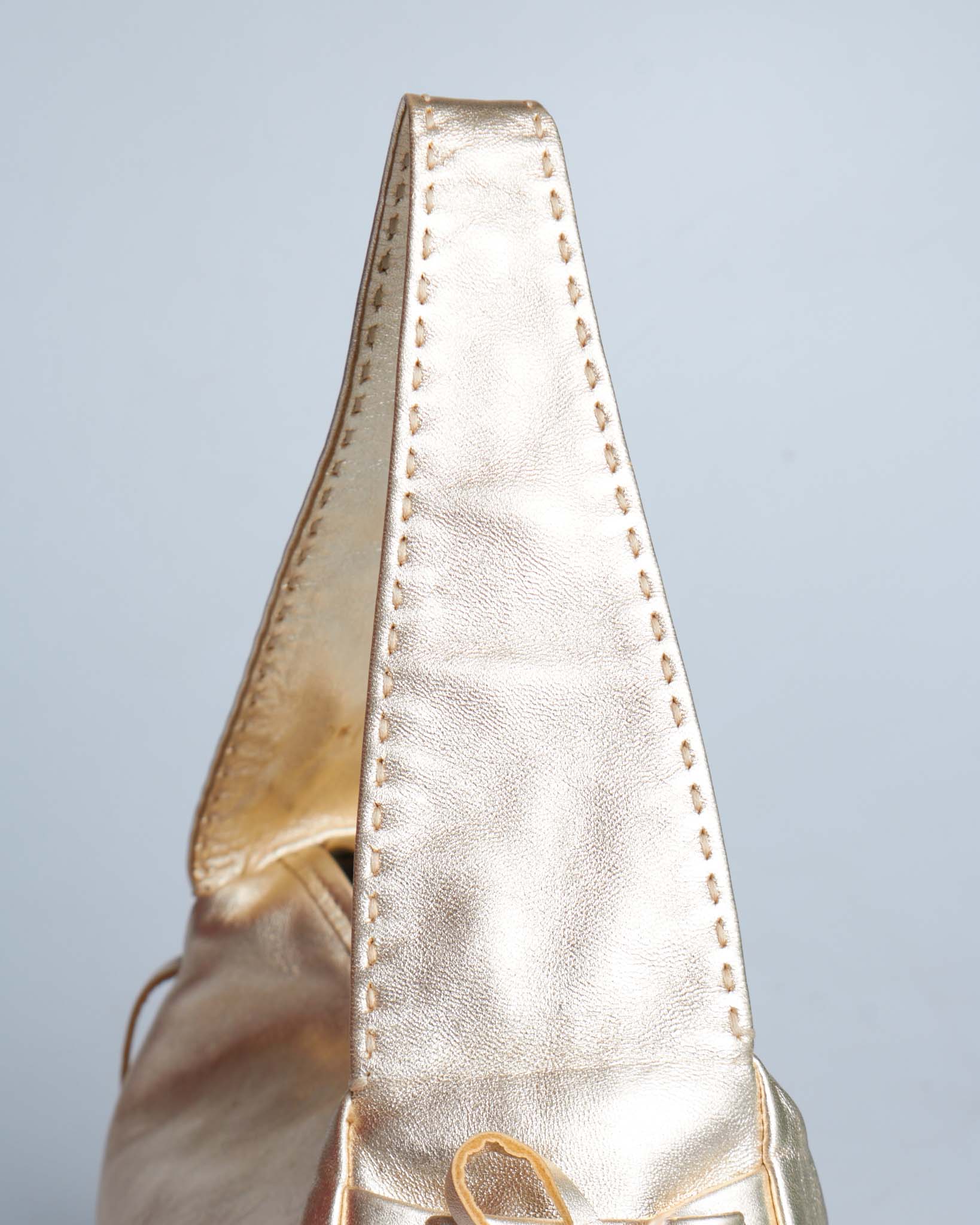 Prada Metallic Baguette