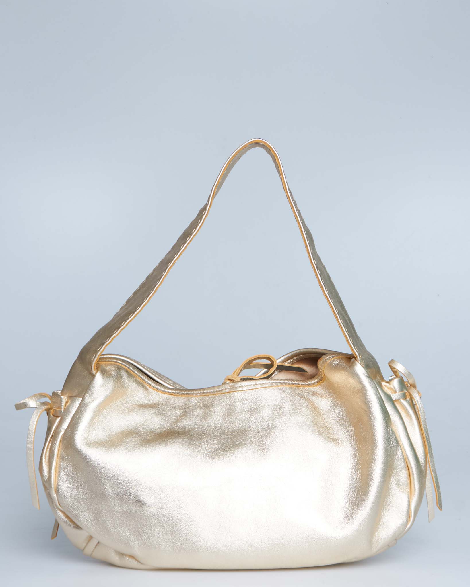 Prada Metallic Baguette
