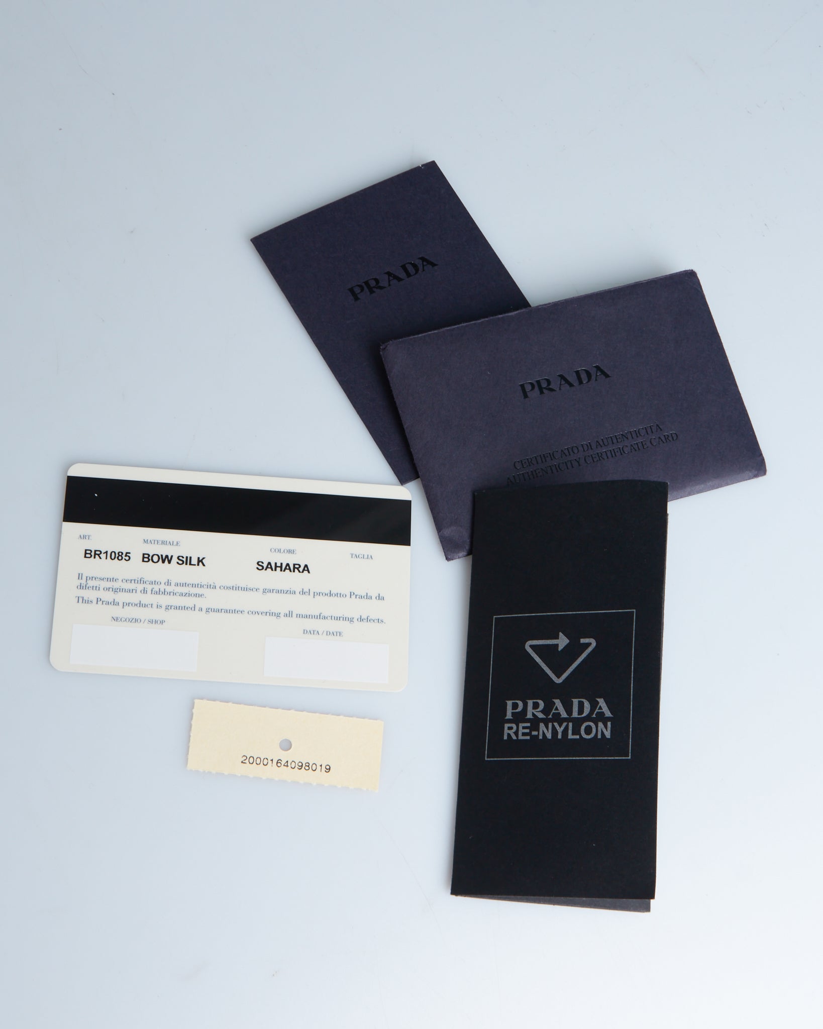 Prada Metallic Baguette