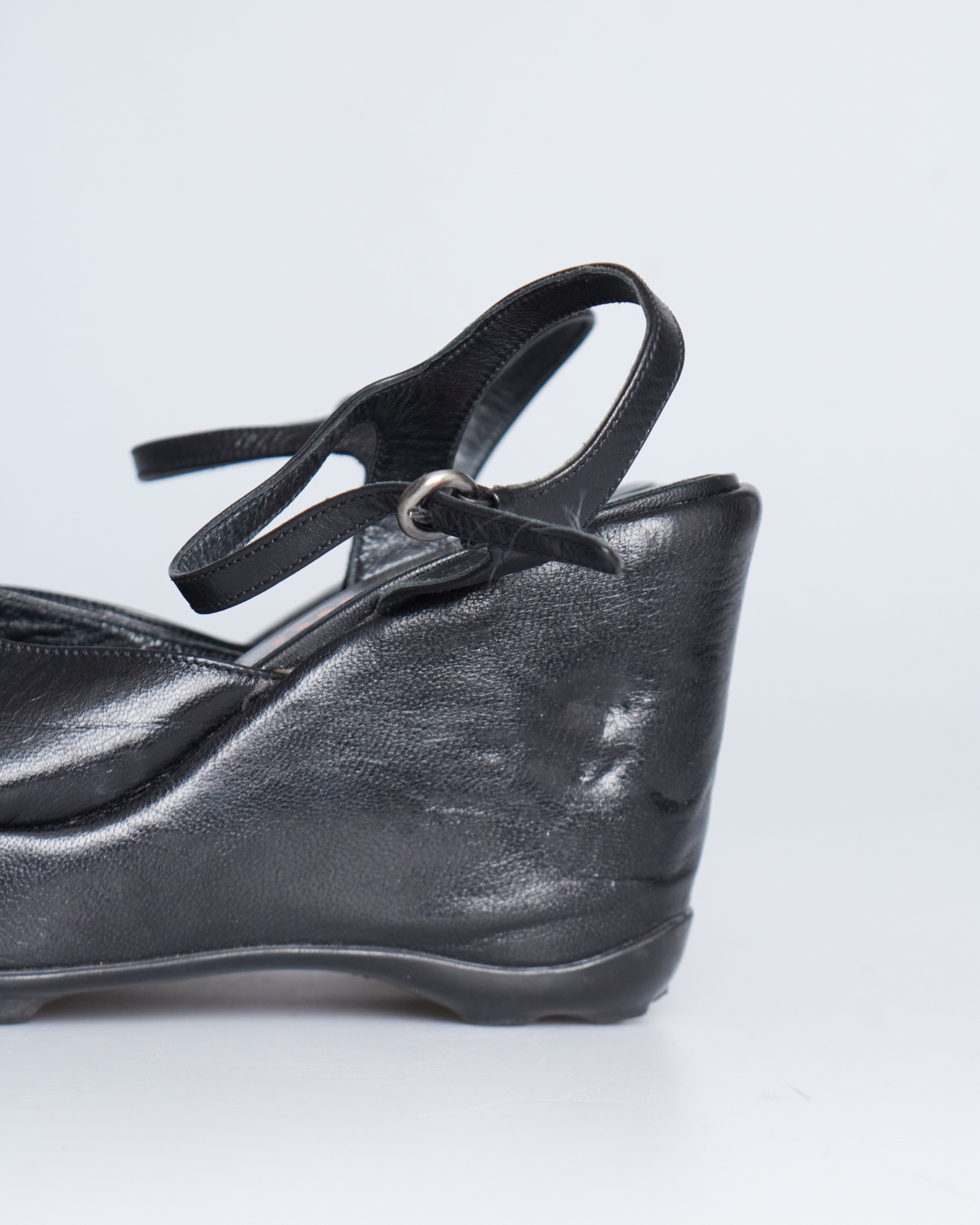 Miu Miu nappa leather platform sandals