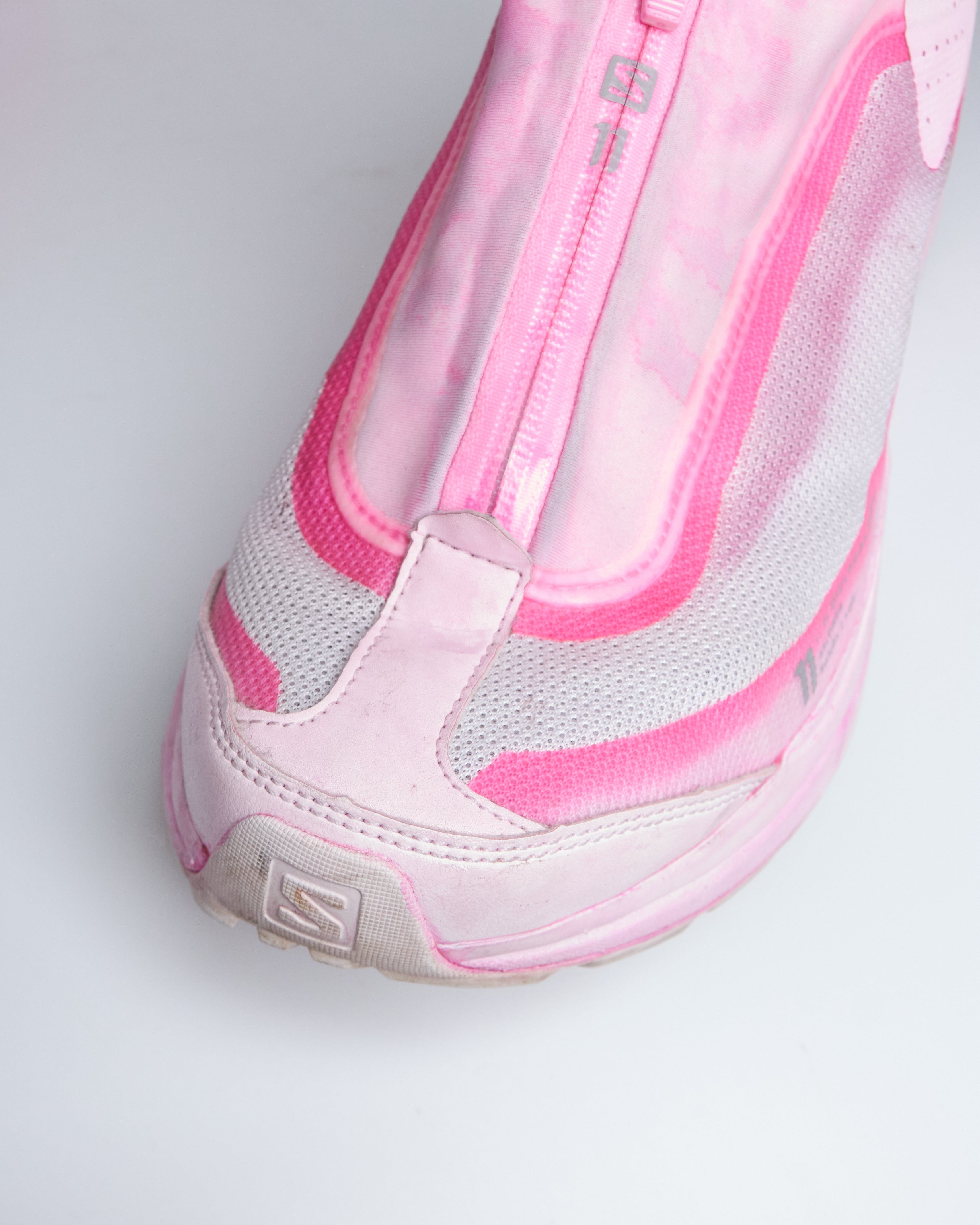 11 by Boris Bidjan Saberi Pink Salomon Edition Bamba 2 Low-Top Sneakers