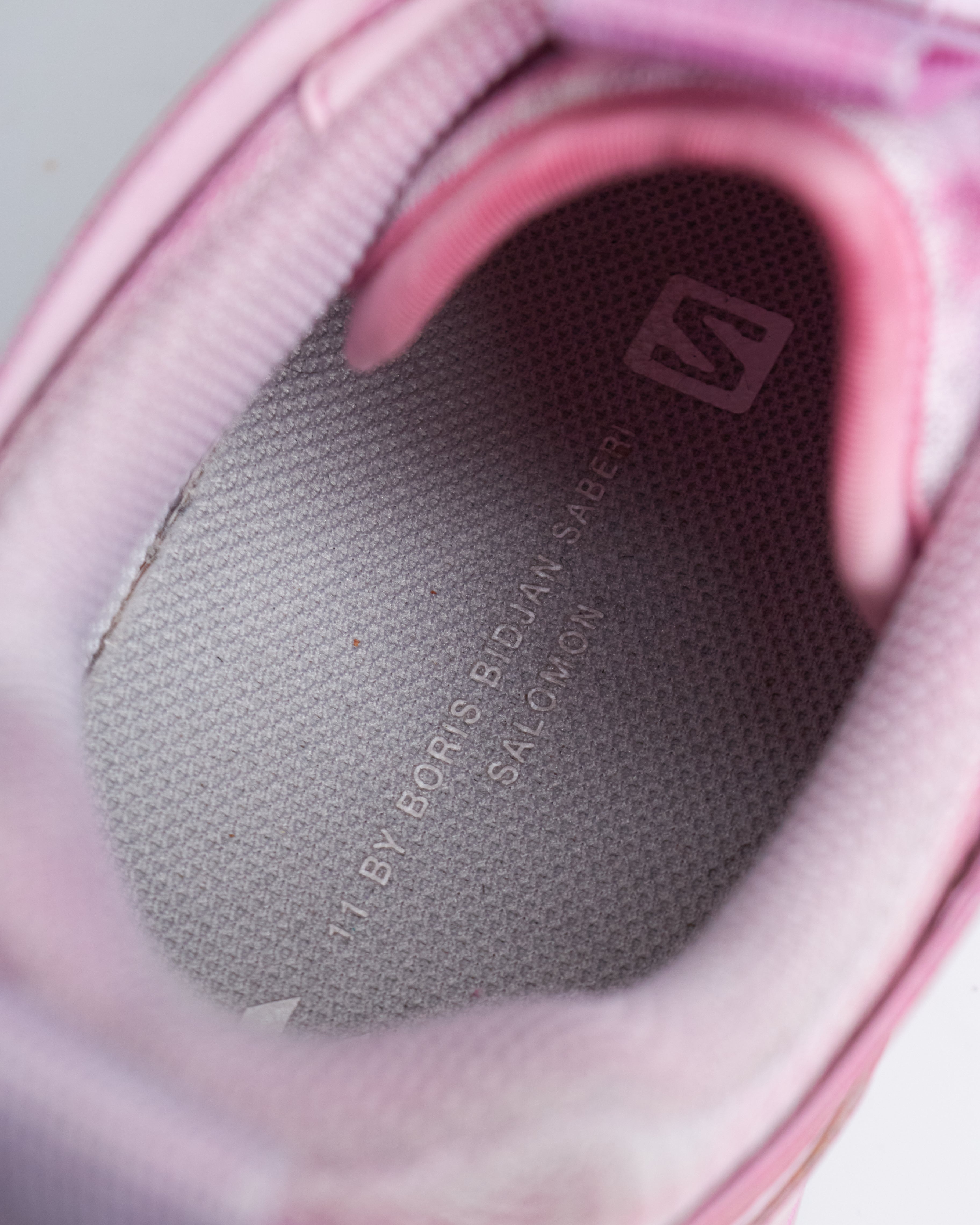 11 by Boris Bidjan Saberi Pink Salomon Edition Bamba 2 Low-Top Sneakers