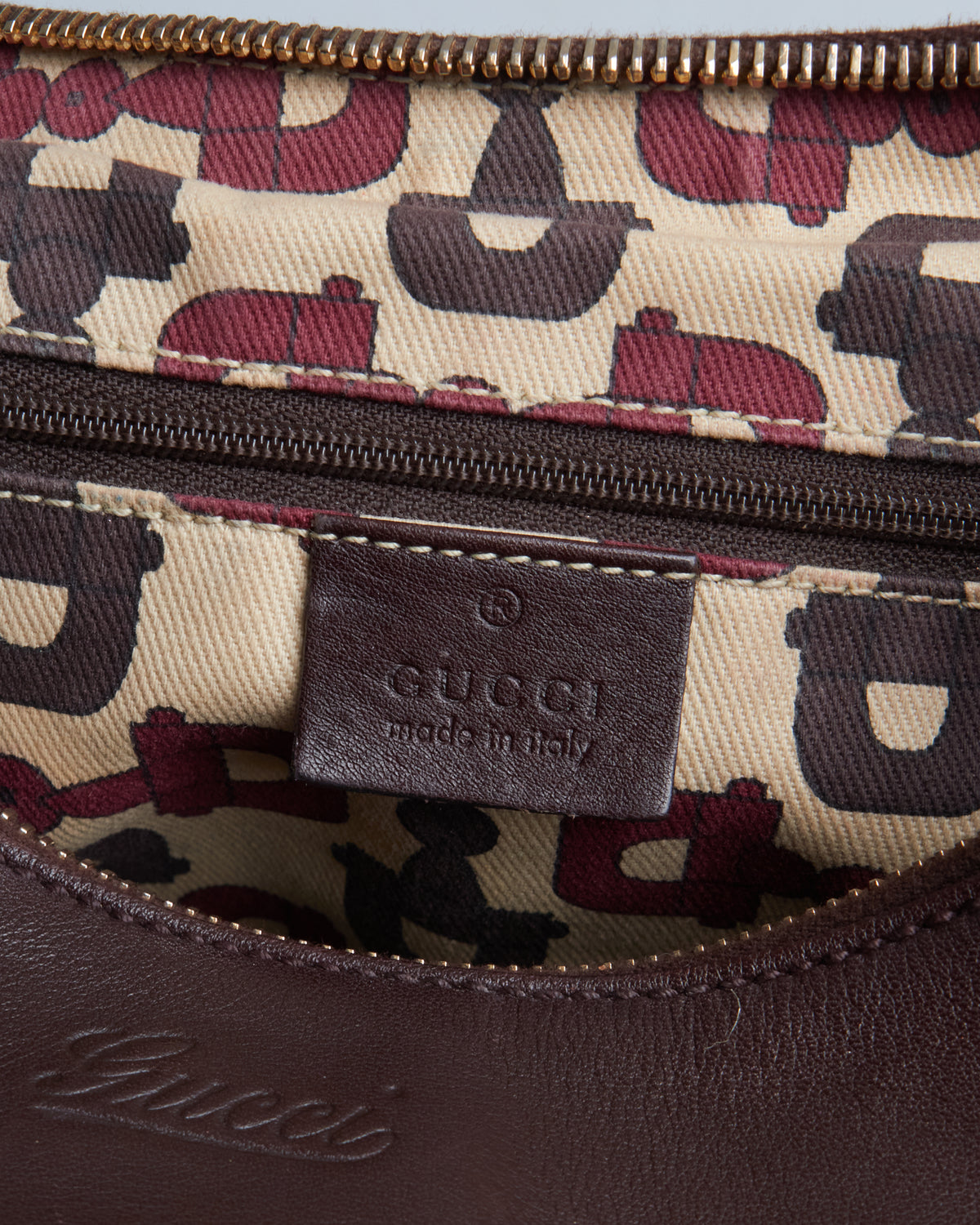 Gucci Guccissima Abbey D-ring Bag