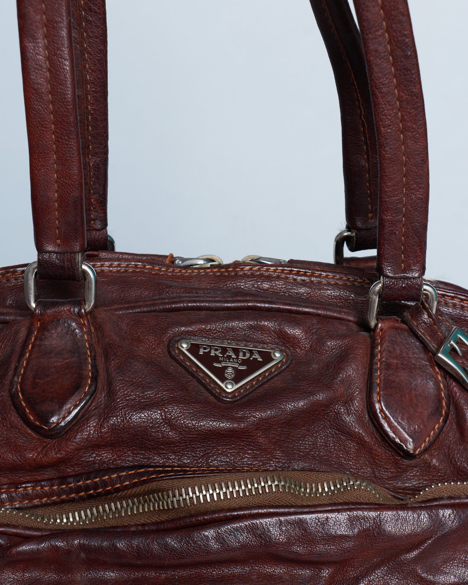Prada Washed Bauletto