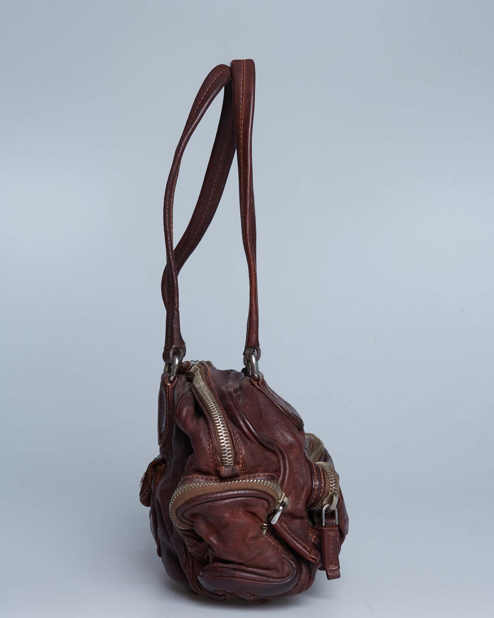 Prada Washed Bauletto