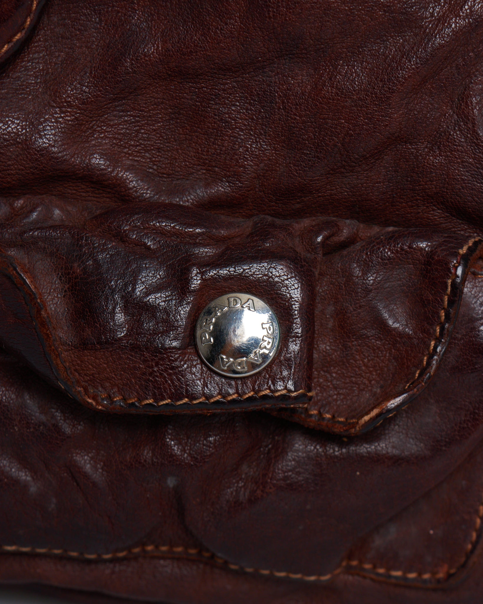 Prada Washed Bauletto