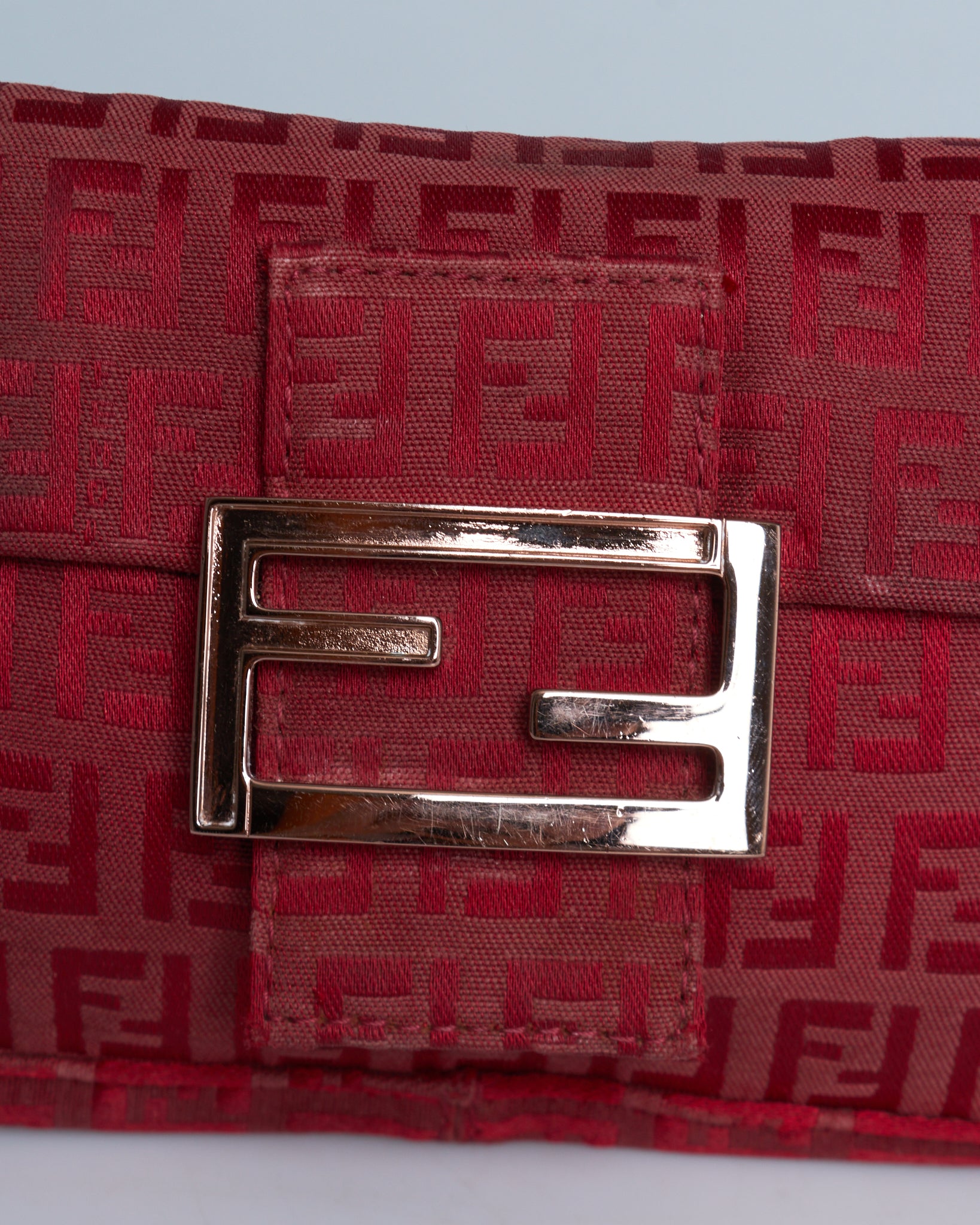 Fendi Zucca Mini Mamma Baguette Bag