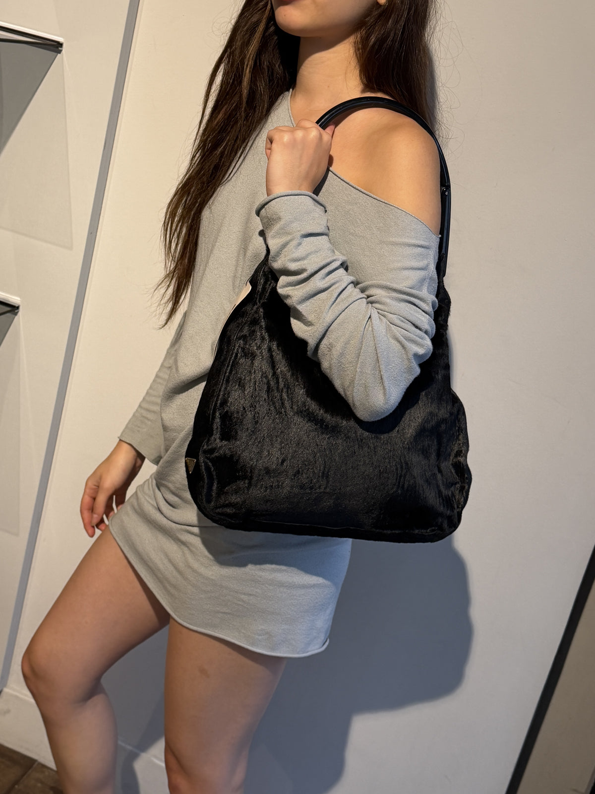 Prada Pony-Hair Hobo