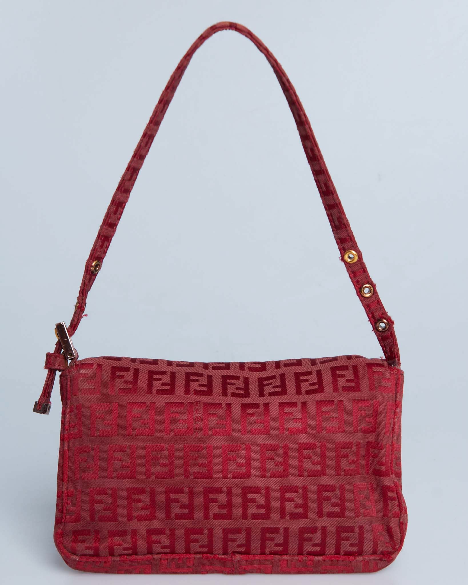 Fendi Zucca Mini Mamma Baguette Bag