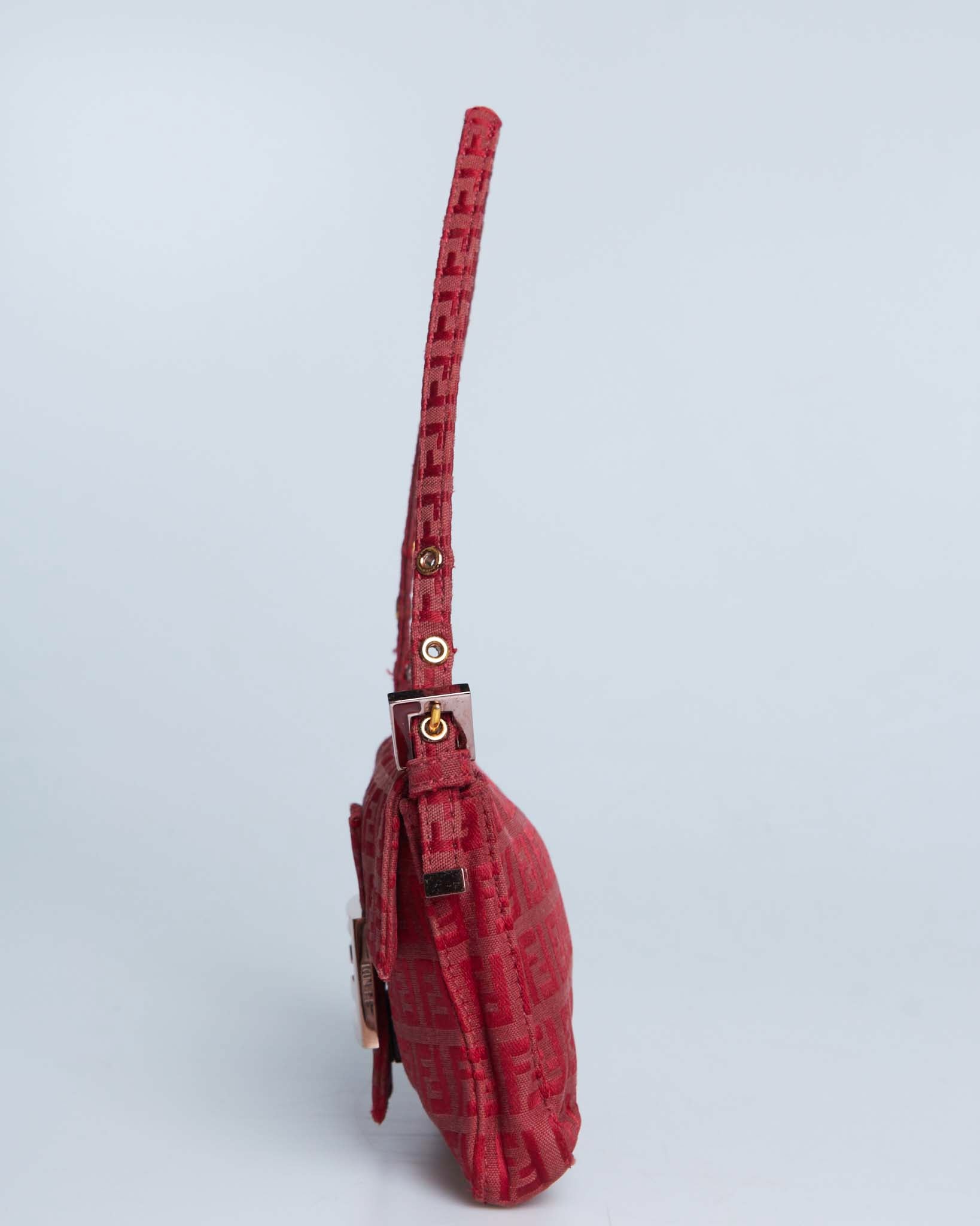 Fendi Zucca Mini Mamma Baguette Bag