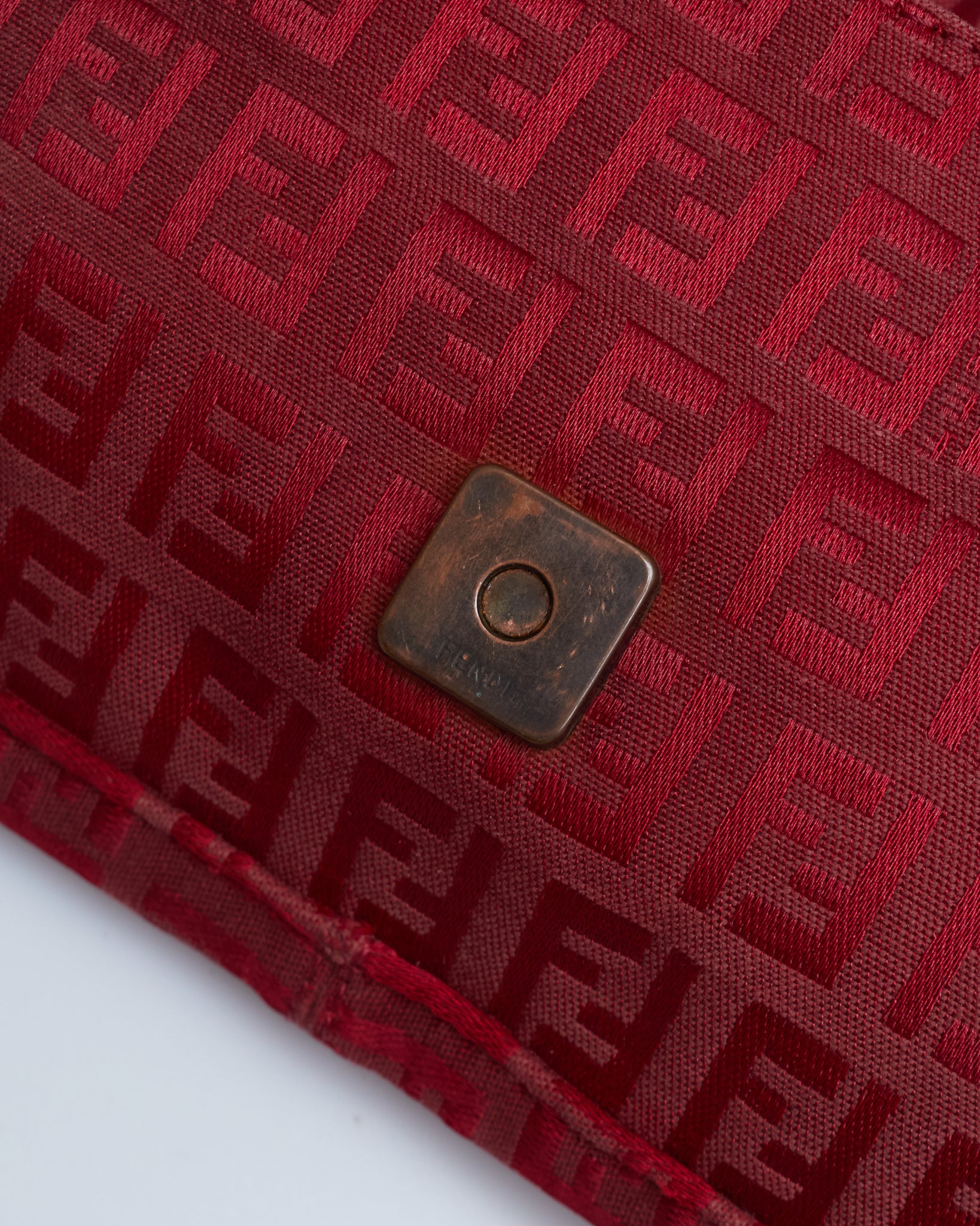 Fendi Zucca Mini Mamma Baguette Bag